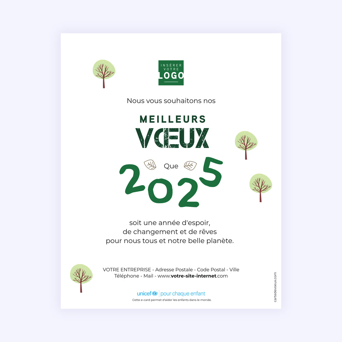 Ensemble pour la planète | Vœux professionnels • Carte virtuelle photo N° 1