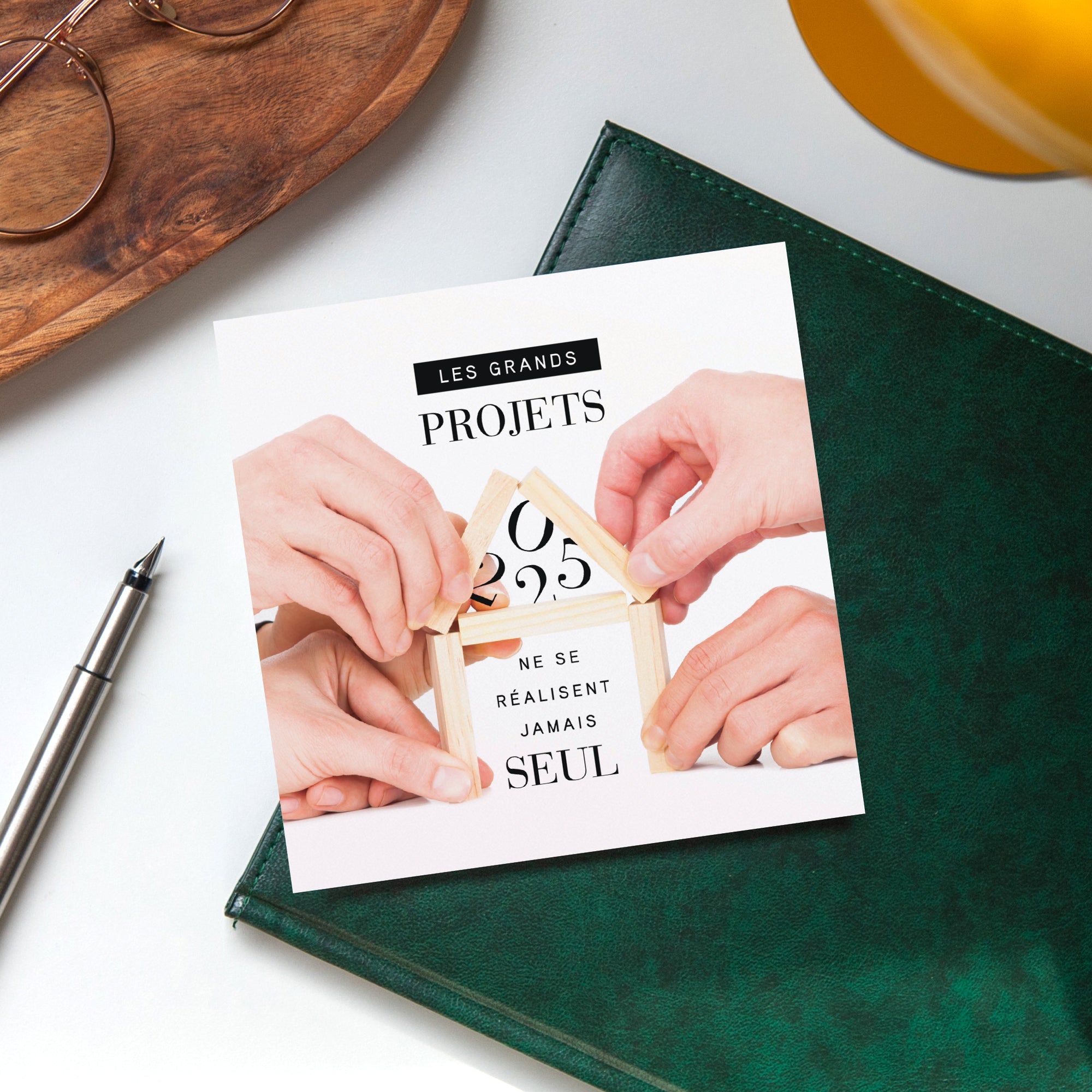 Les grands projets | Vœux professionnels • Carte de voeux photo N° 4