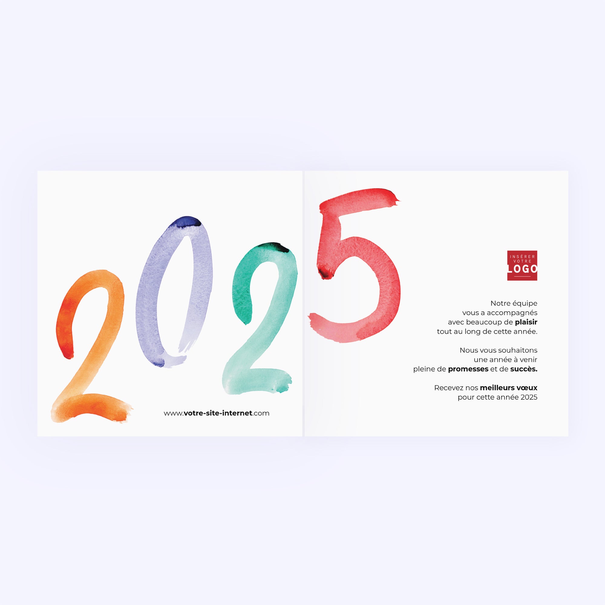 Aquacolor | Vœux professionnels • Carte de voeux photo N° 2