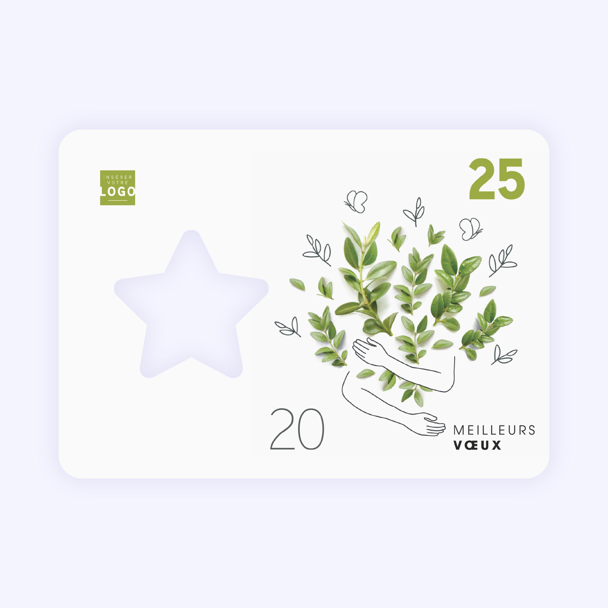 Nature is the future | Vœux professionnels • Carte de voeux photo N° 1