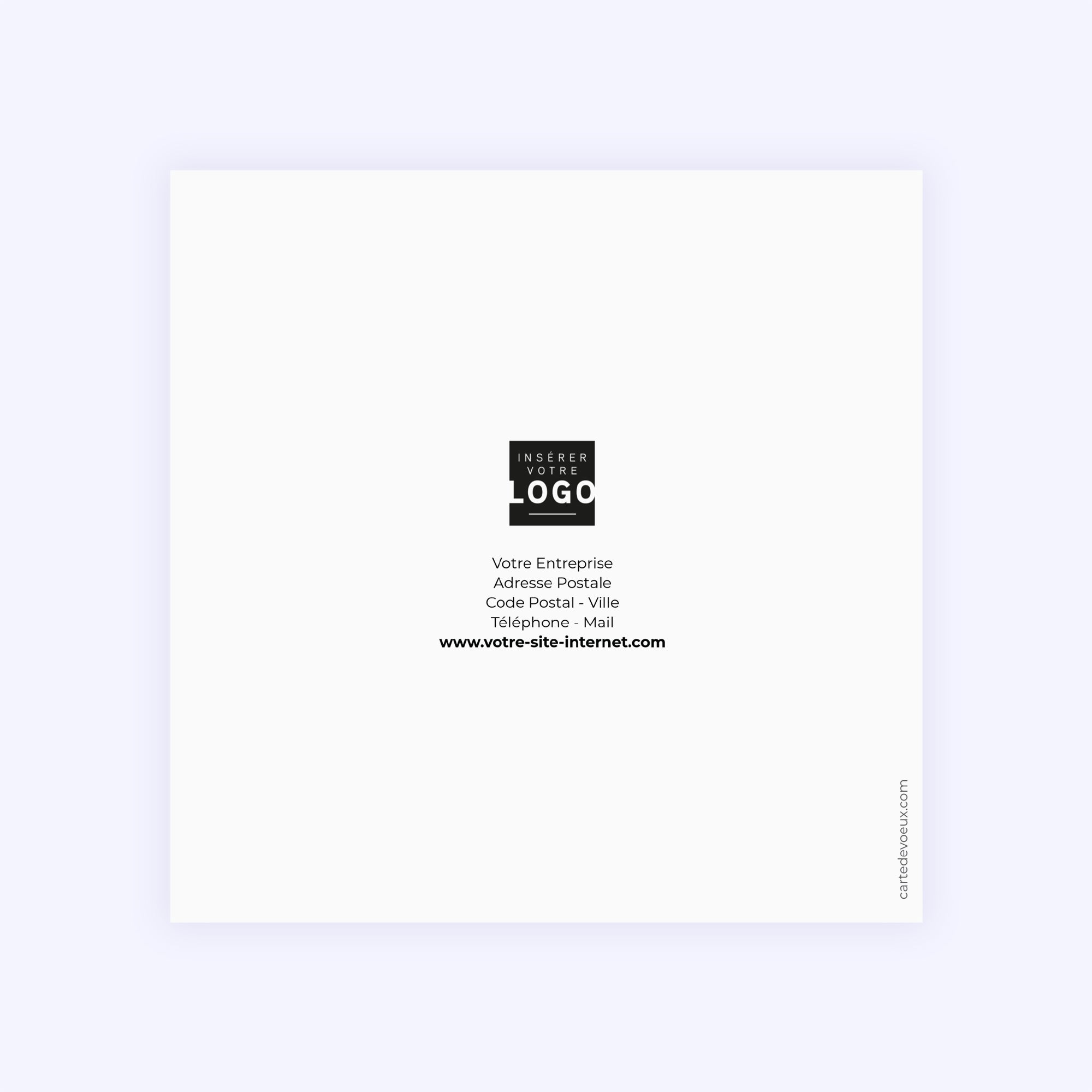 Douces courbes | Vœux professionnels • Carte de voeux photo N° 3