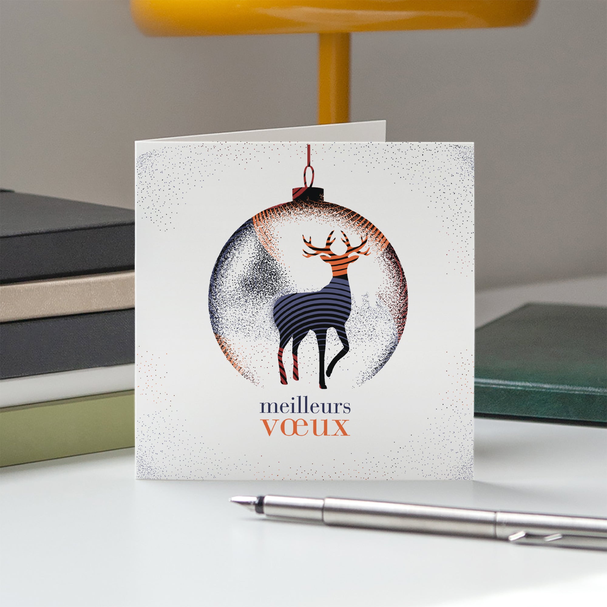 Renne graphique | Vœux professionnels • Carte de voeux photo N° 5