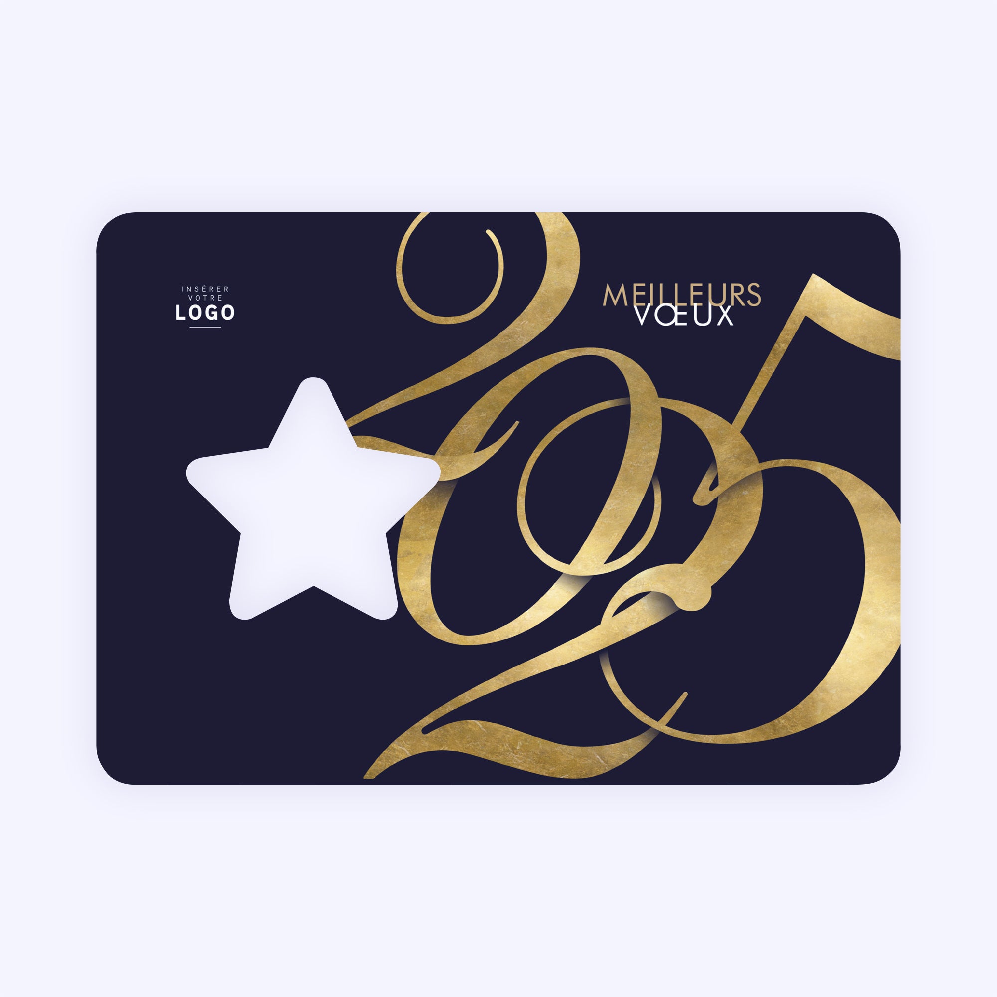 Entremêler | Vœux professionnels • Carte de voeux photo N° 1