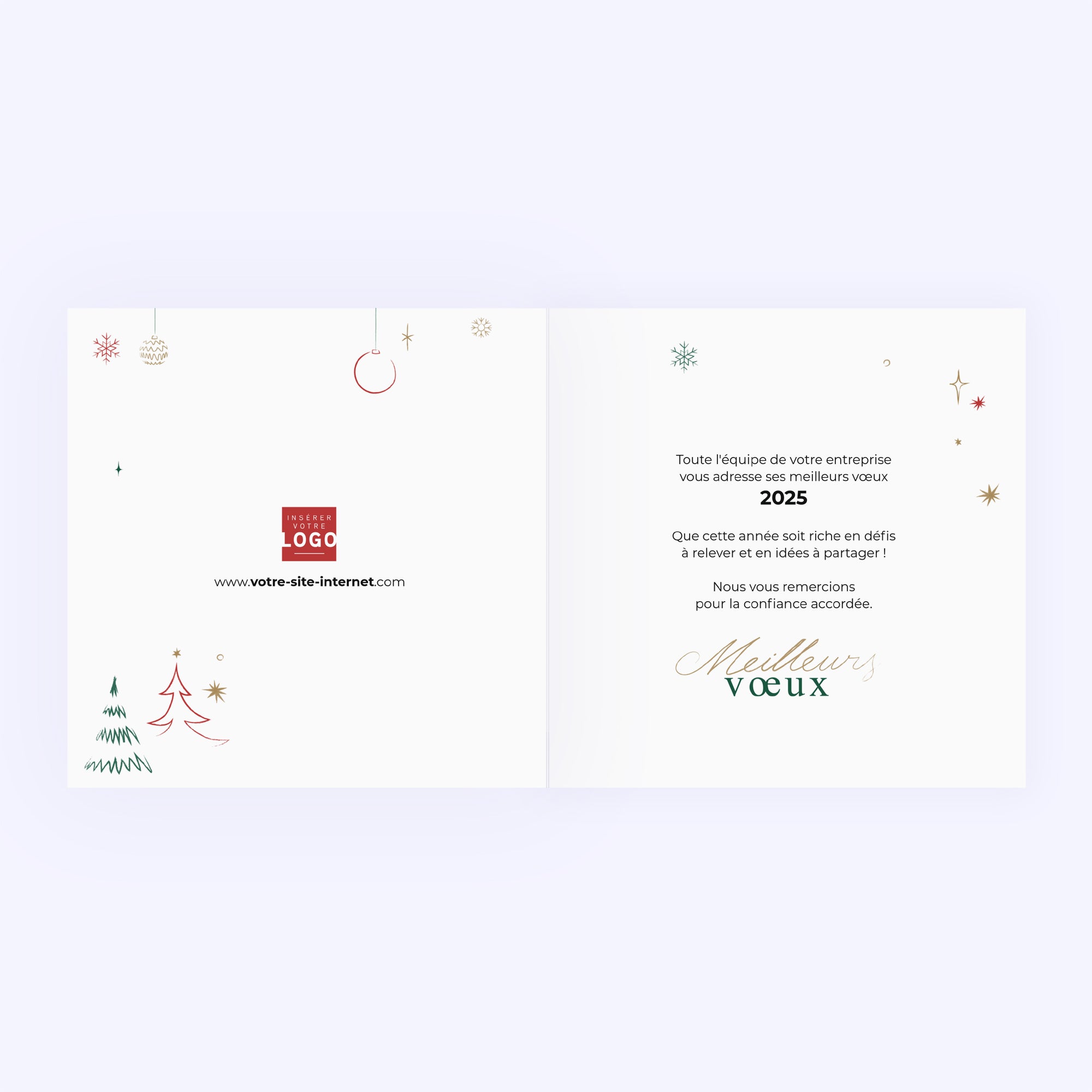 Handmade 2025 | Vœux professionnels • Carte de voeux photo N° 2