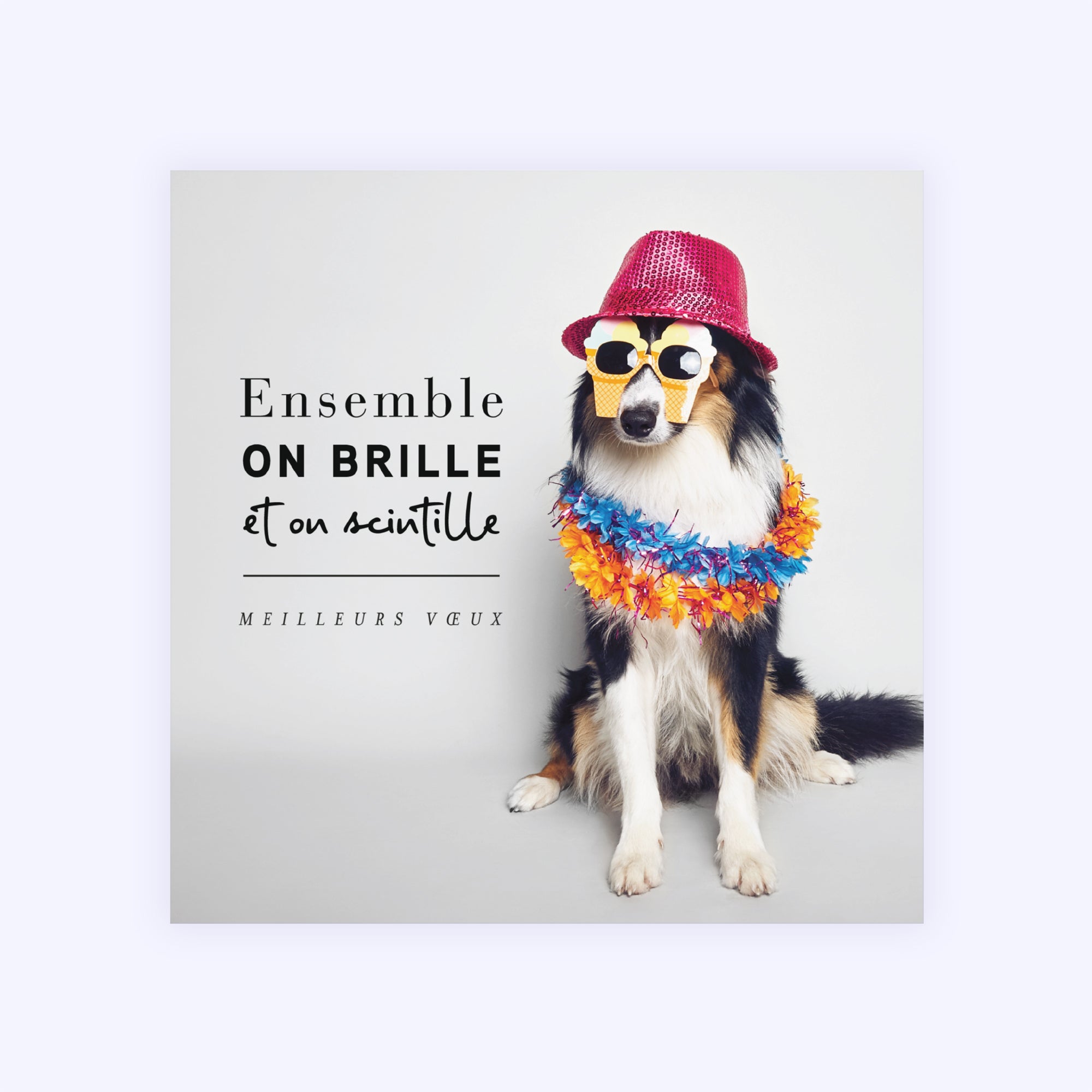 Scintillant | Vœux professionnels • Carte de voeux photo N° 1