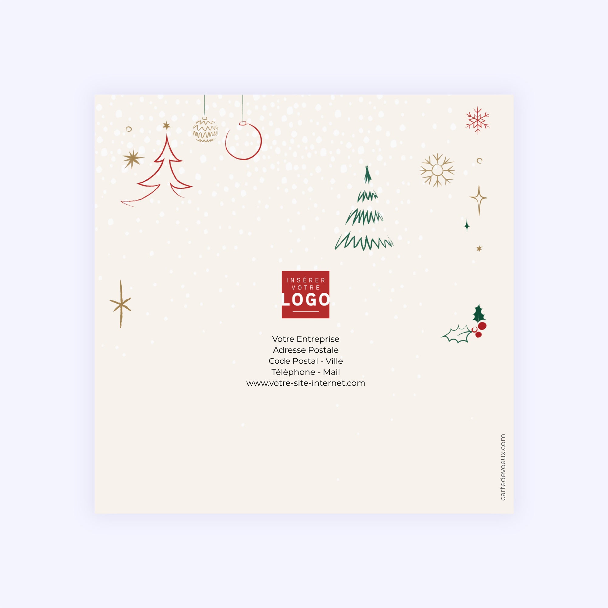 Handmade 2025 | Vœux professionnels • Carte de voeux photo N° 3