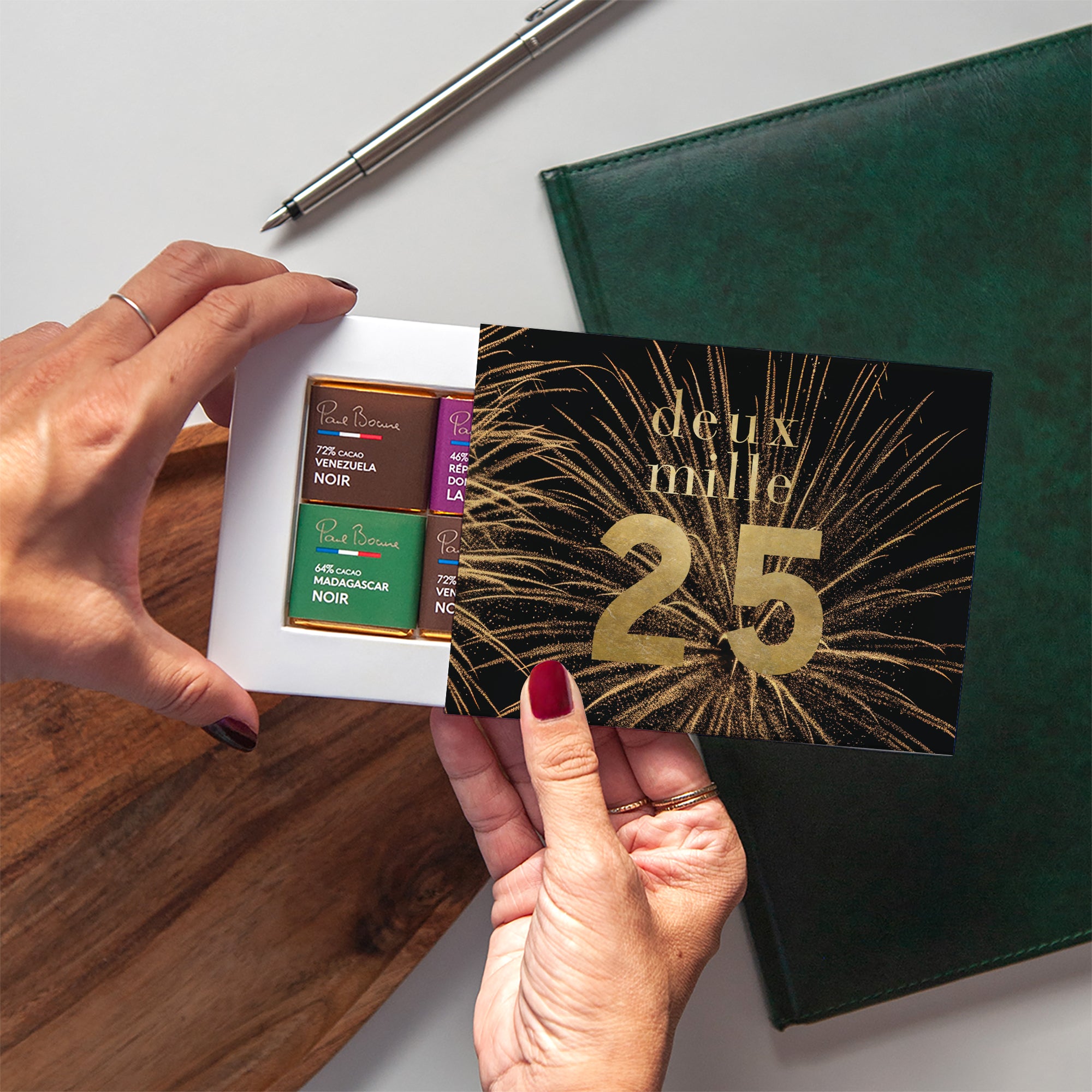 Artifice | Vœux professionnels • Carte chocolats photo N° 2