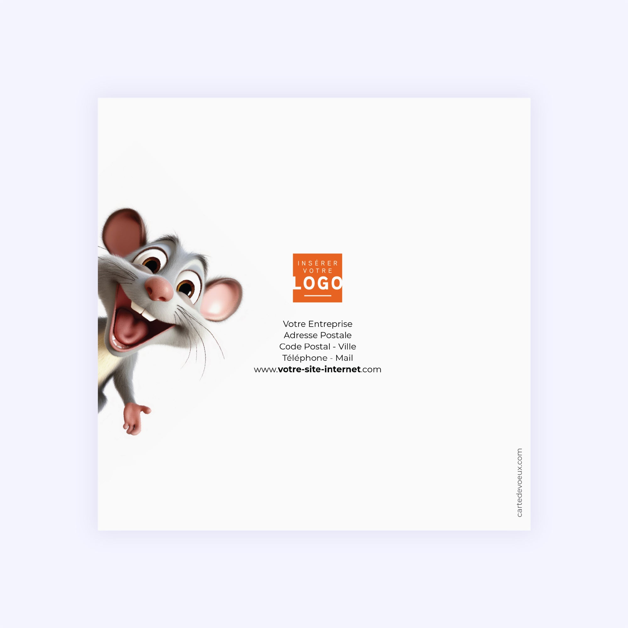 Souris | Vœux professionnels • Carte de voeux photo N° 3
