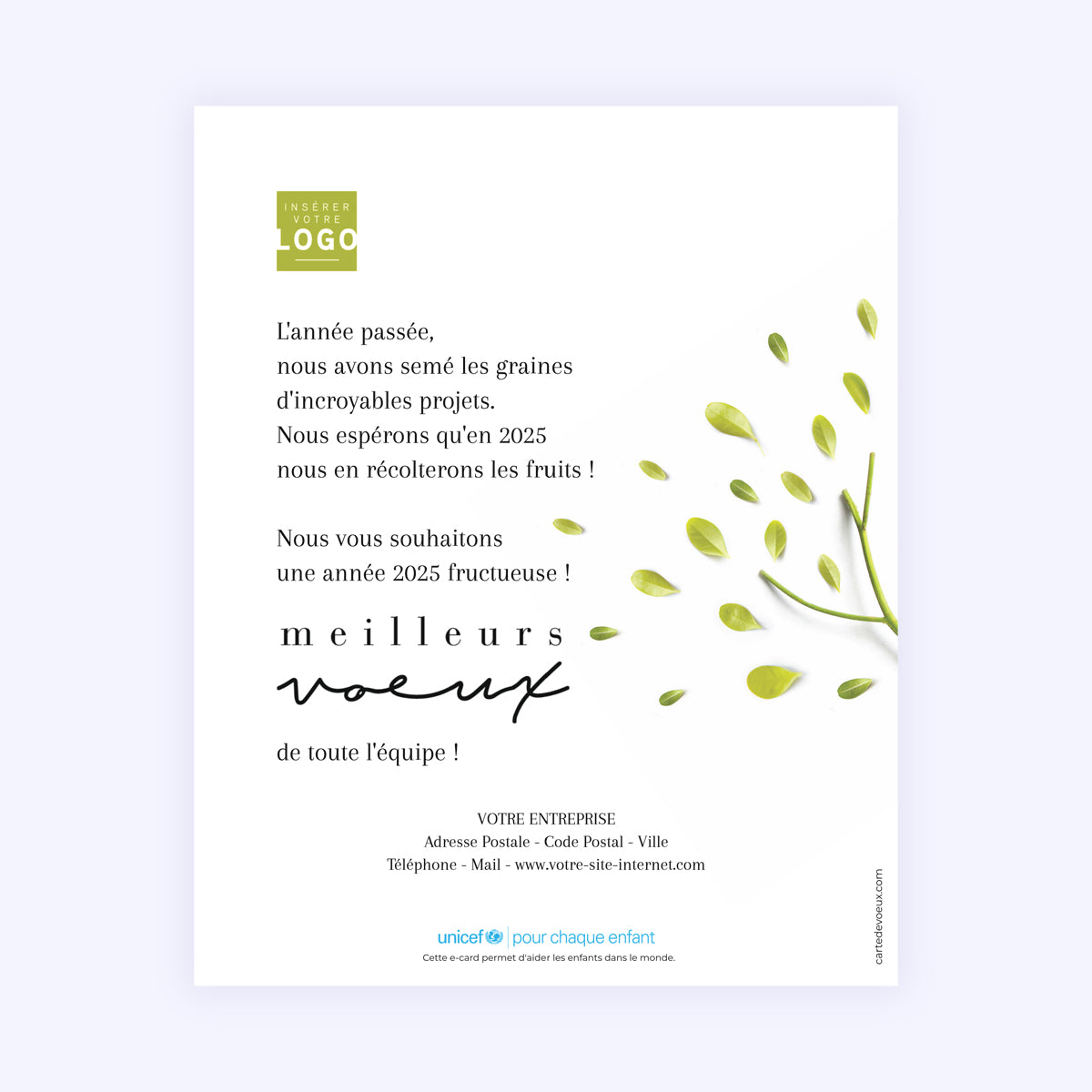 L'arbre de la vie | Vœux professionnels • Carte virtuelle photo N° 1
