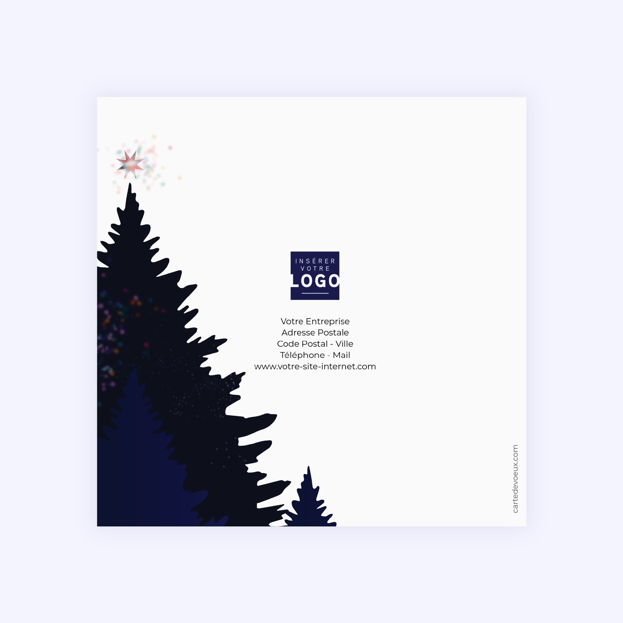 Le renne et l'étoile | Vœux professionnels • Carte de voeux photo N° 3