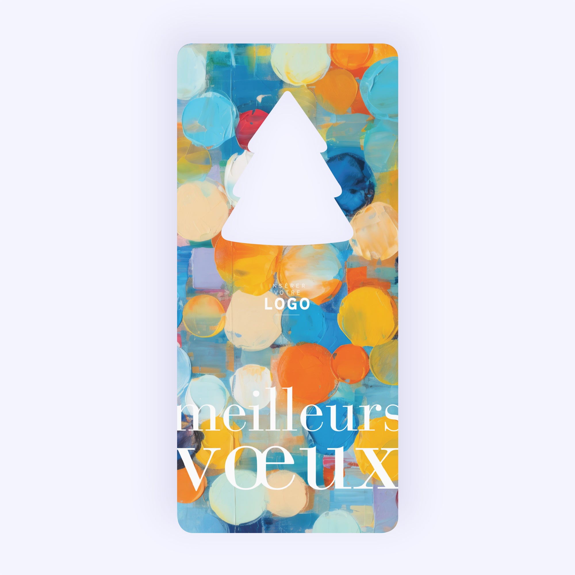 Peinture artistique | Vœux professionnels • Carte de voeux photo N° 1