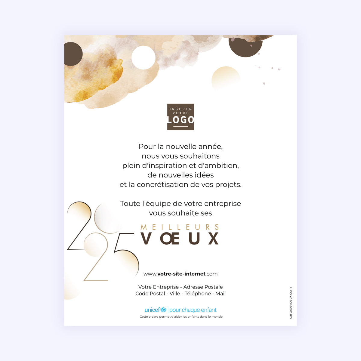 Brume colorée | Vœux professionnels • Carte virtuelle photo N° 1