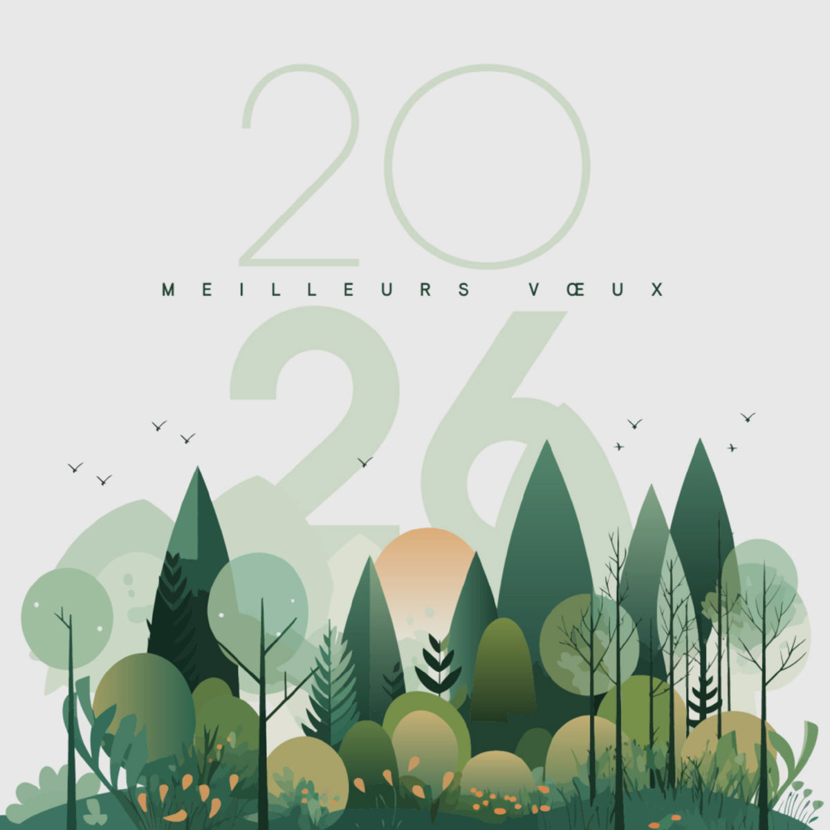 Forest graphik | Vœux professionnels • Carte virtuelle • eCard Vidéo photo N° 1