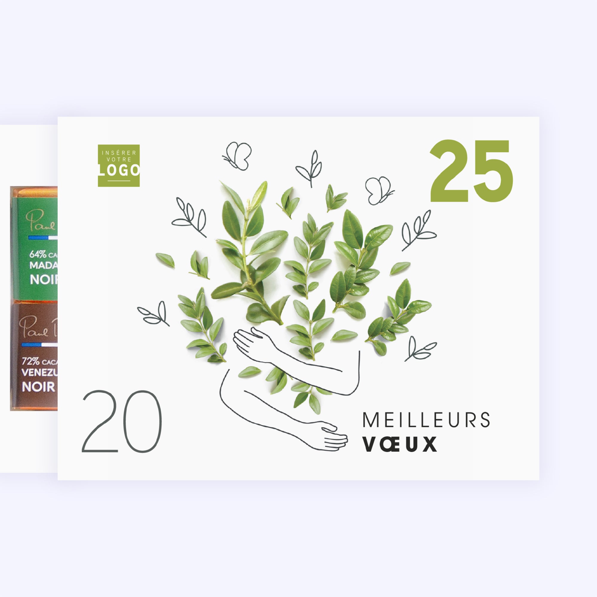 Nature is the future | Vœux professionnels • Carte chocolats photo N° 1