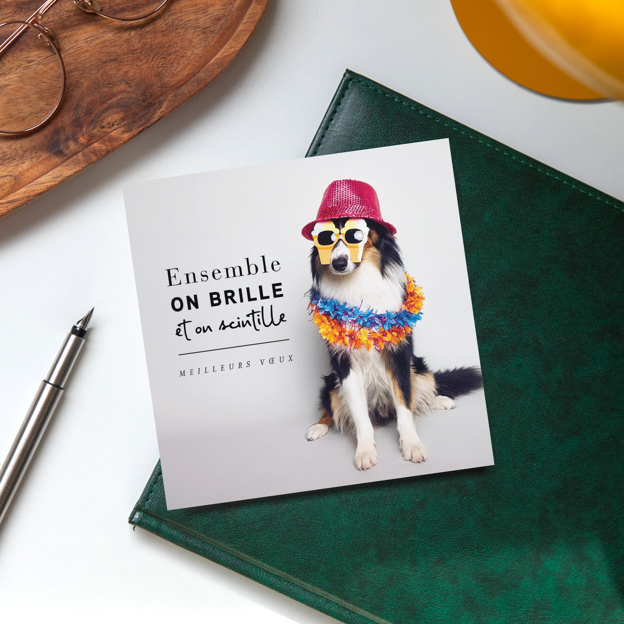 Scintillant | Vœux professionnels • Carte de voeux photo N° 4