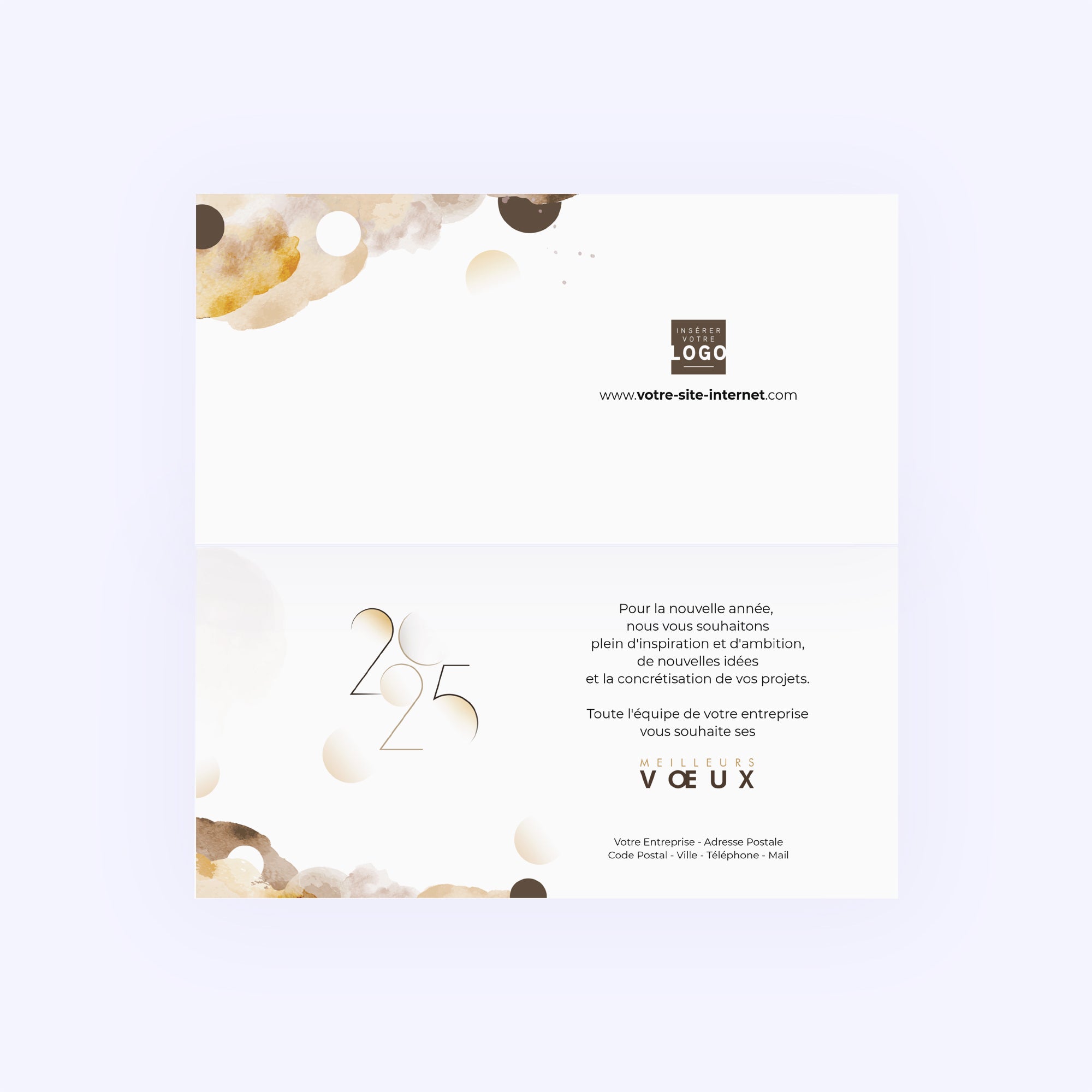 Brume colorée | Vœux professionnels • Carte de voeux photo N° 2