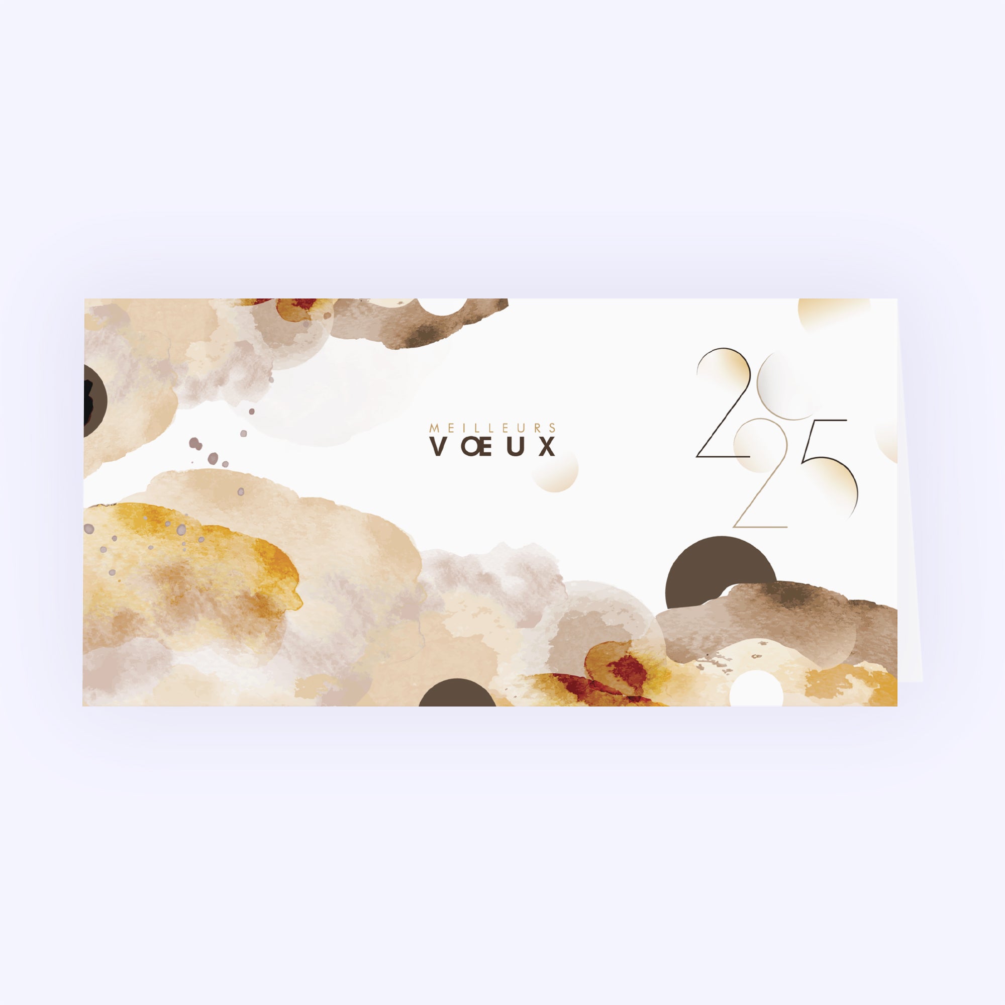 Brume colorée | Vœux professionnels • Carte de voeux photo N° 1