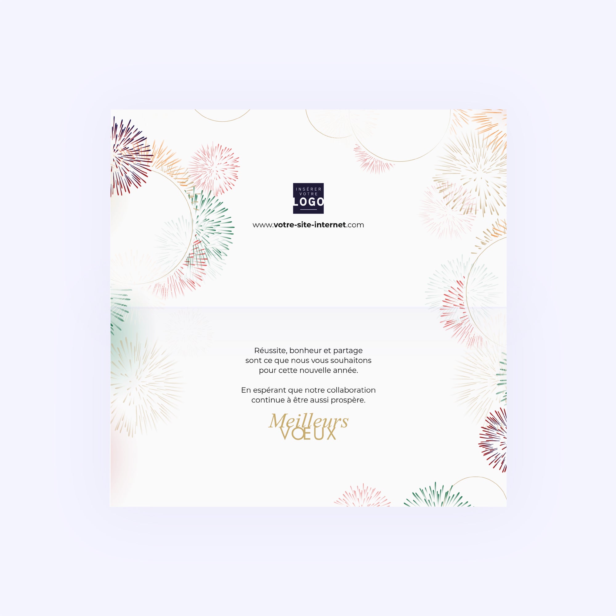 Bouquet final | Vœux professionnels • Carte de voeux photo N° 2