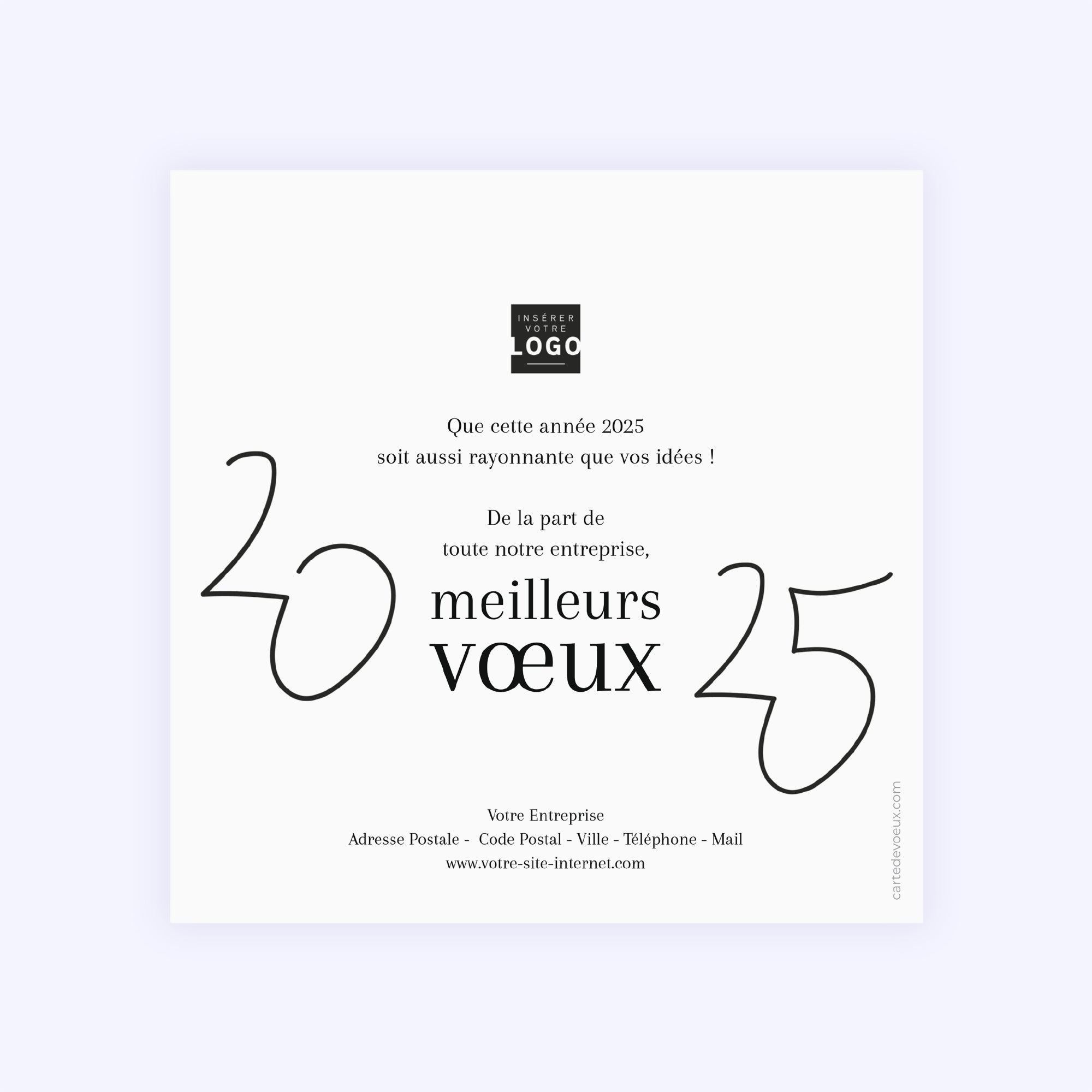 Petits papiers | Vœux professionnels • Carte de voeux photo N° 2