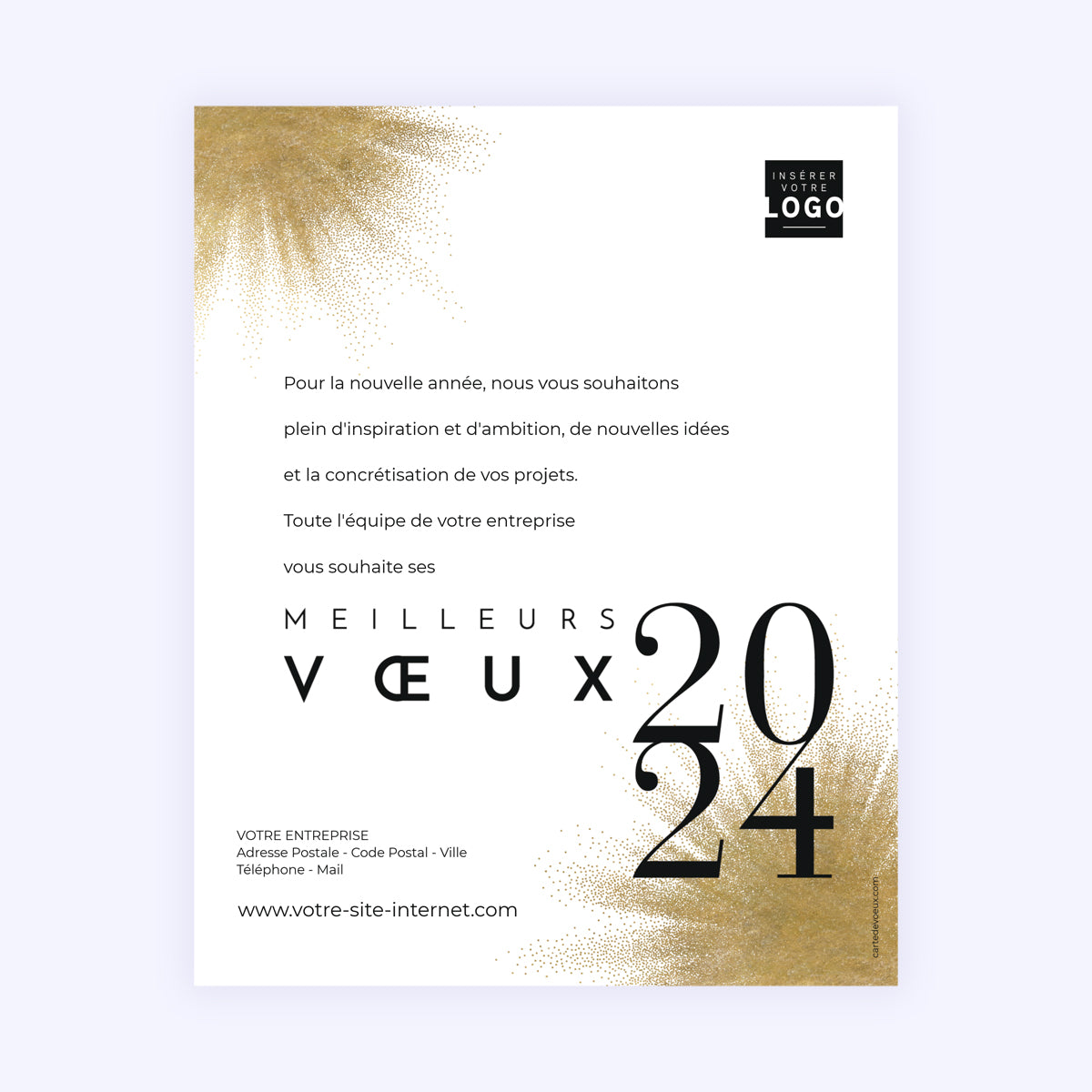 Touche Dorée | Vœux professionnels • Carte virtuelle photo N° 1