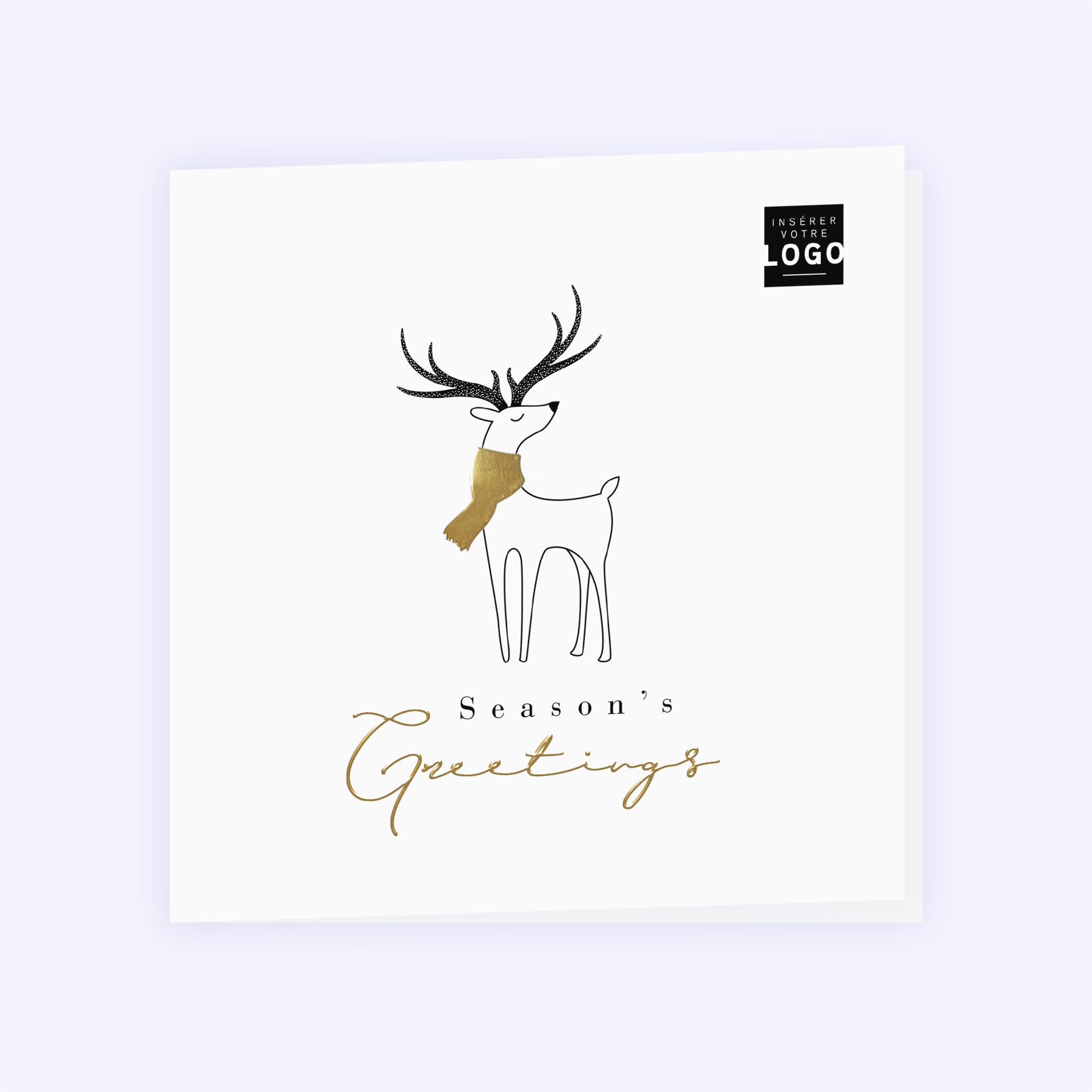 Forest Deer | Vœux professionnels • Carte premium photo N° 1