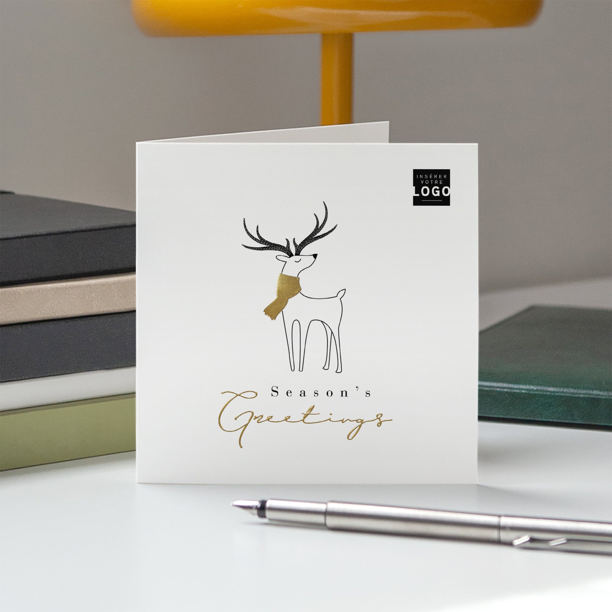 Forest Deer | Vœux professionnels • Carte premium photo N° 5