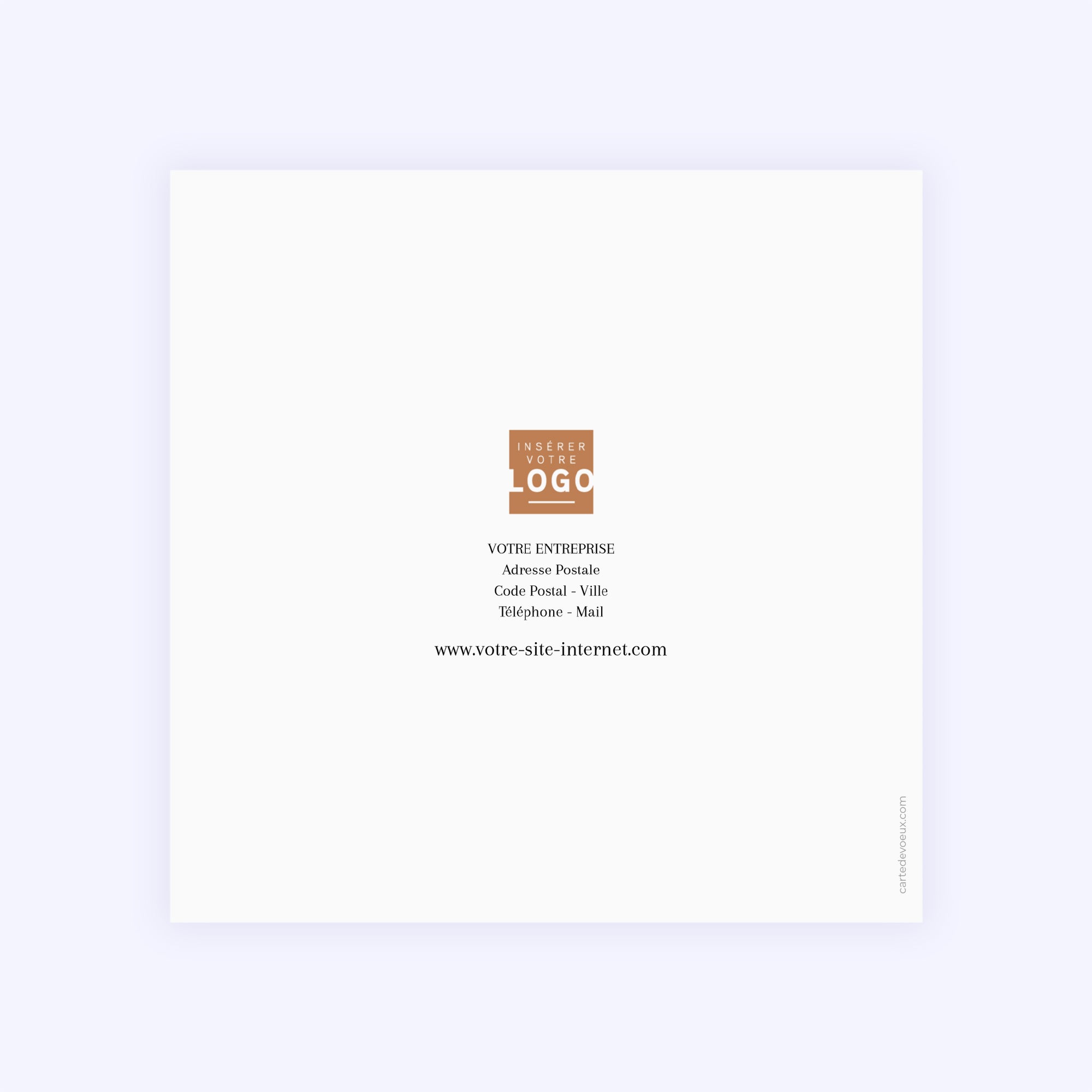 Shades of Brown | Vœux professionnels • Carte de voeux photo N° 3