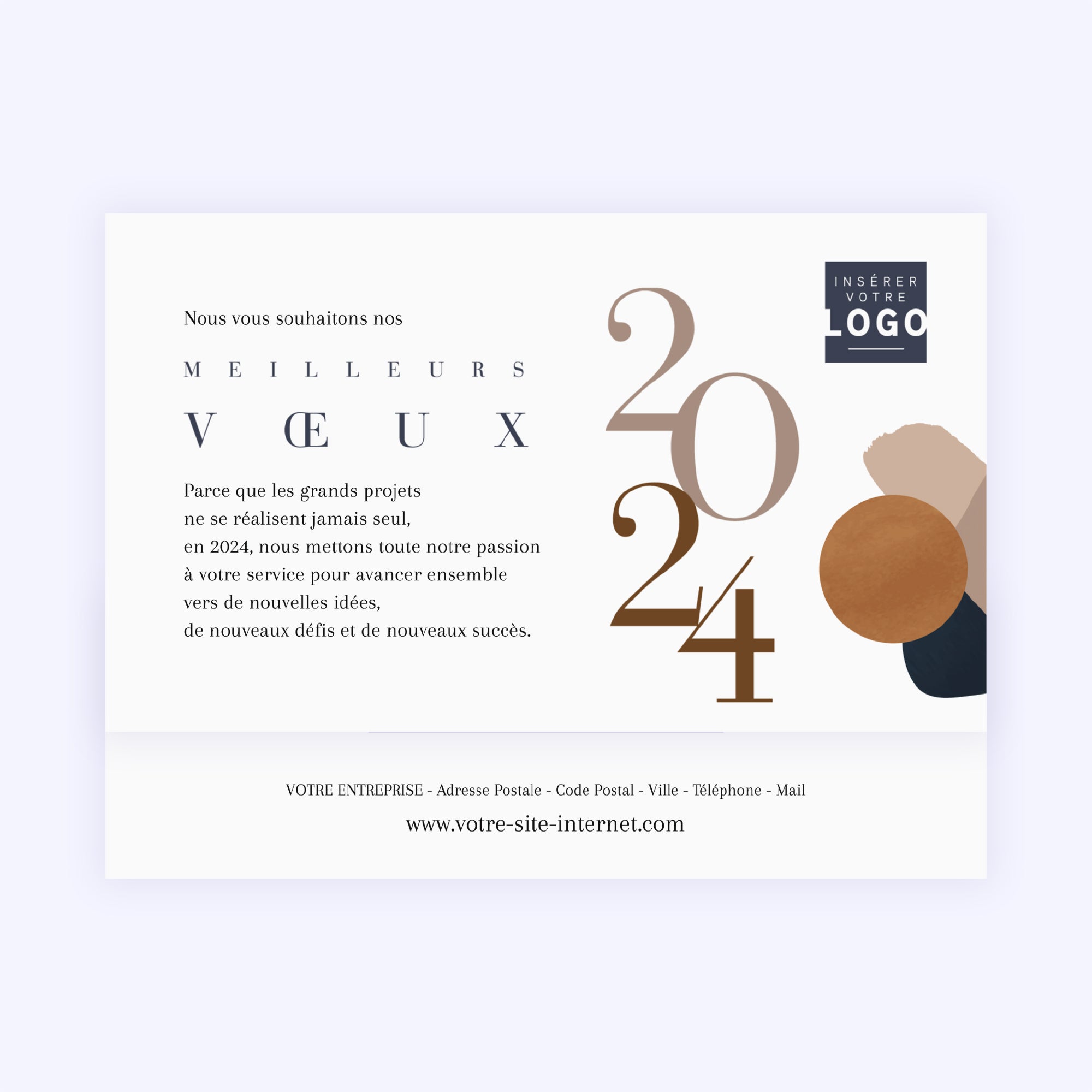 Arty Chic | Vœux professionnels • Carte chocolats • Chocolats photo N° 4