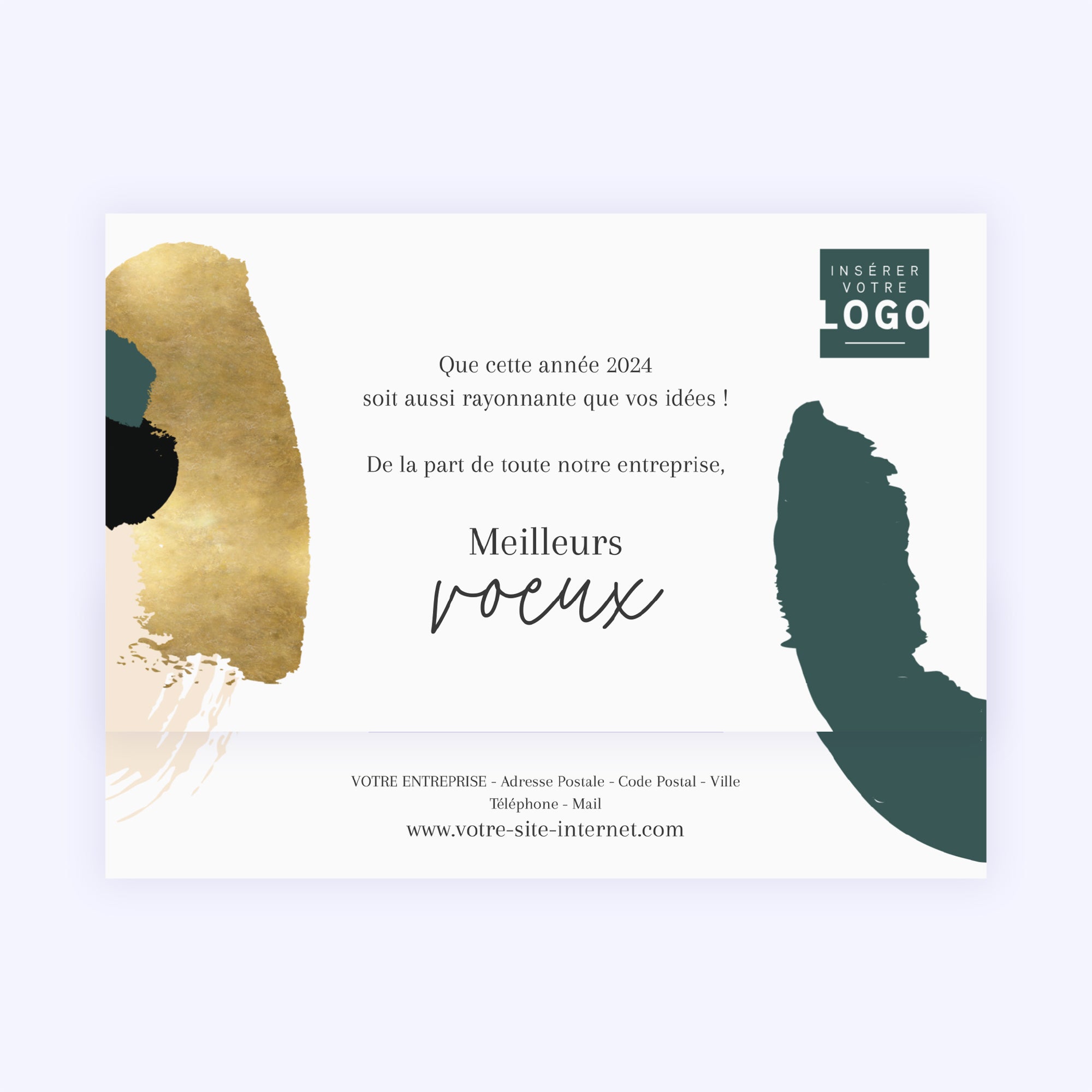 Médaillons colorés | Vœux professionnels • Carte chocolats • Chocolats photo N° 4