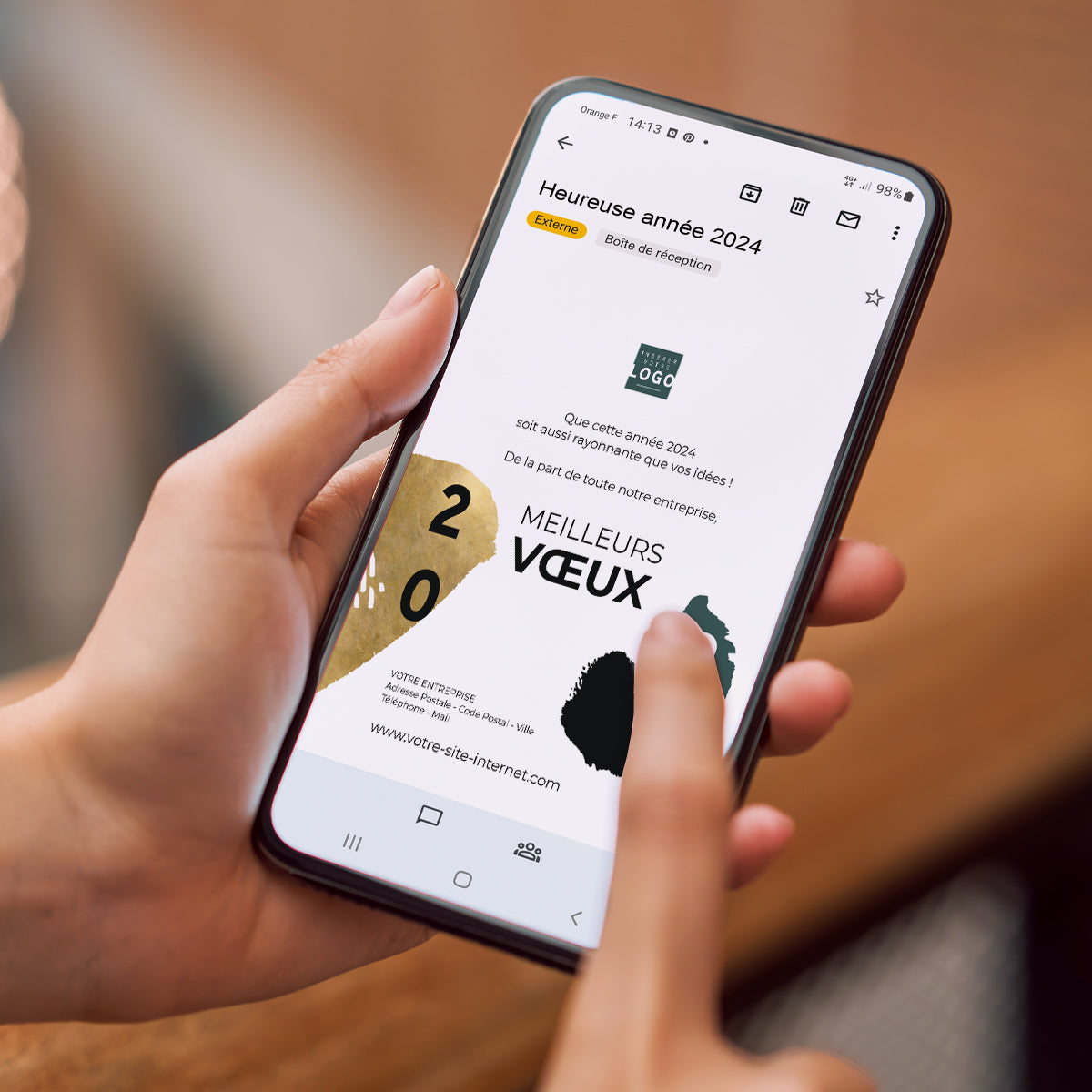 Japan Art | Vœux professionnels • Carte virtuelle photo N° 2