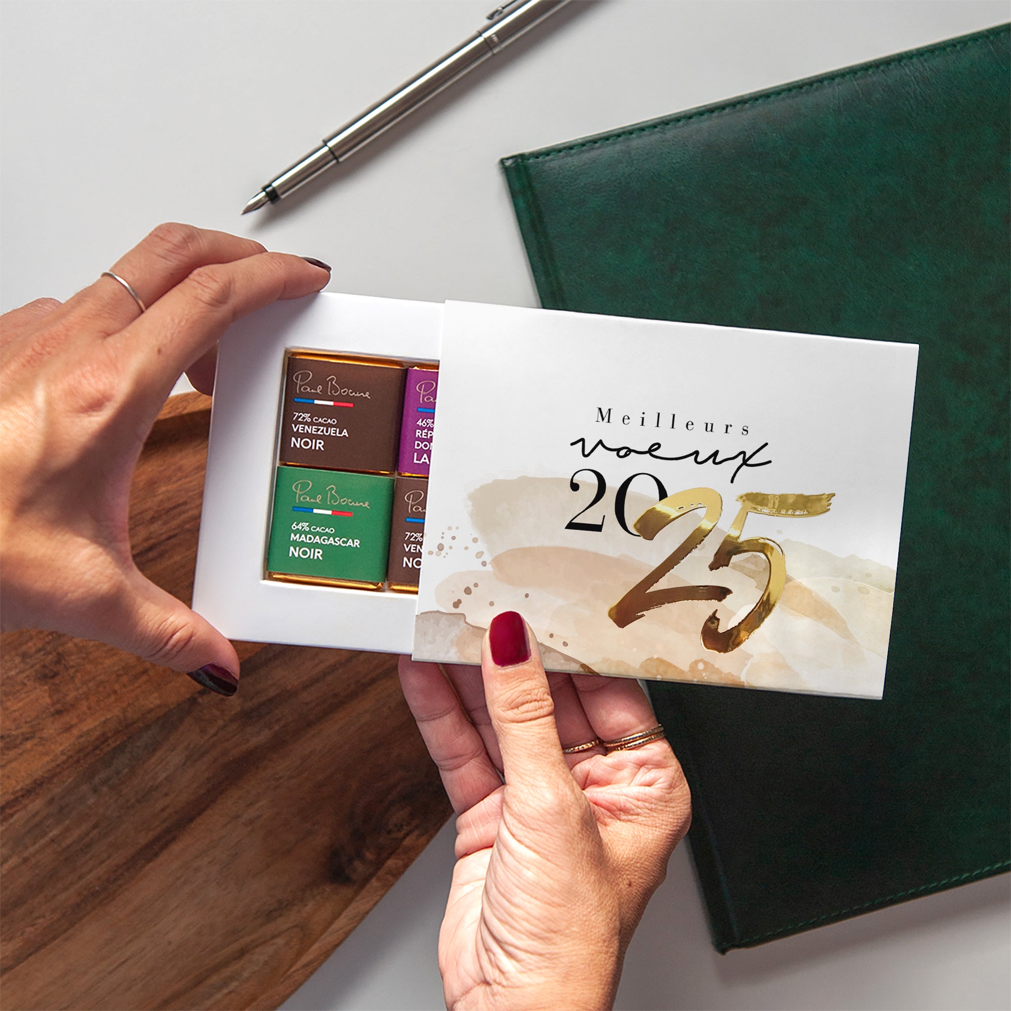 Natural Touch | Vœux professionnels • Carte chocolats photo N° 2