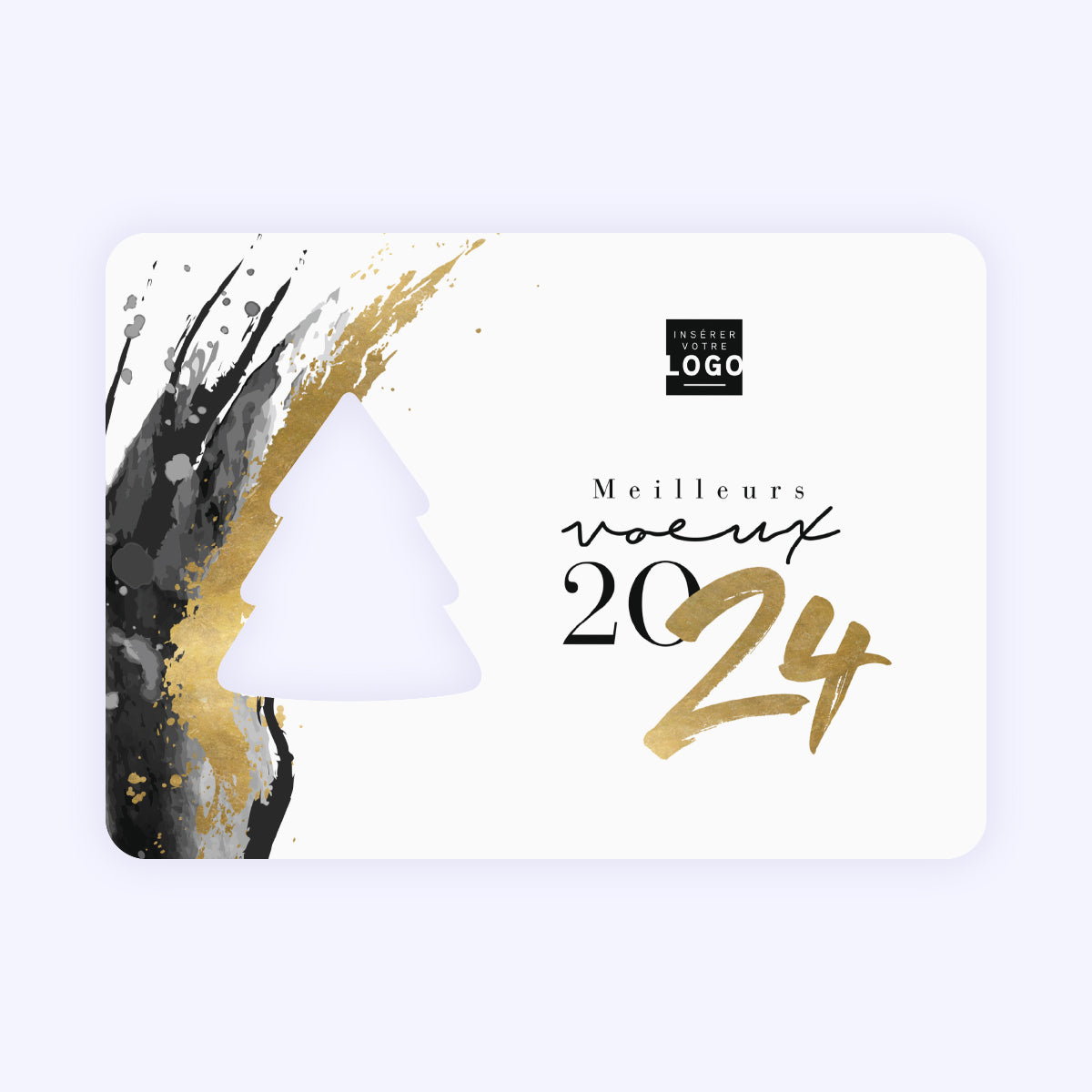 Graphique Chic | Vœux professionnels • Carte de voeux photo N° 1