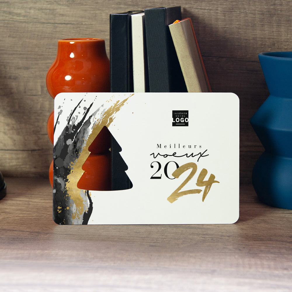 Graphique Chic | Vœux professionnels • Carte de voeux photo N° 4