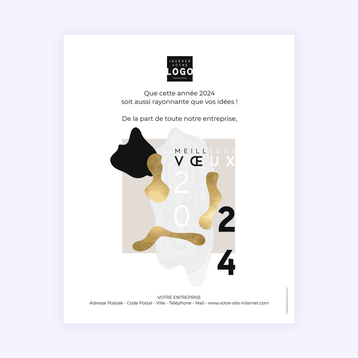 Forms | Vœux professionnels • Carte virtuelle photo N° 1