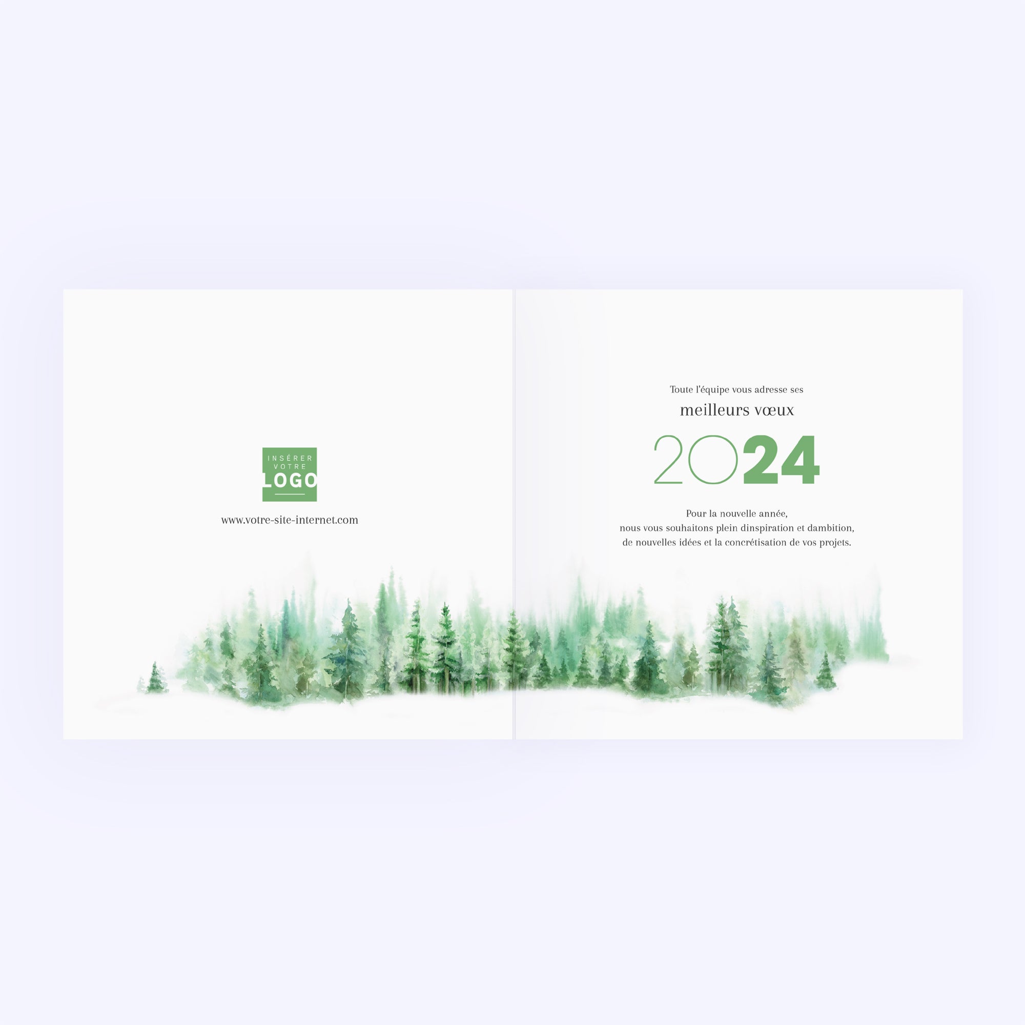 Forest | Vœux professionnels • Carte de voeux photo N° 2