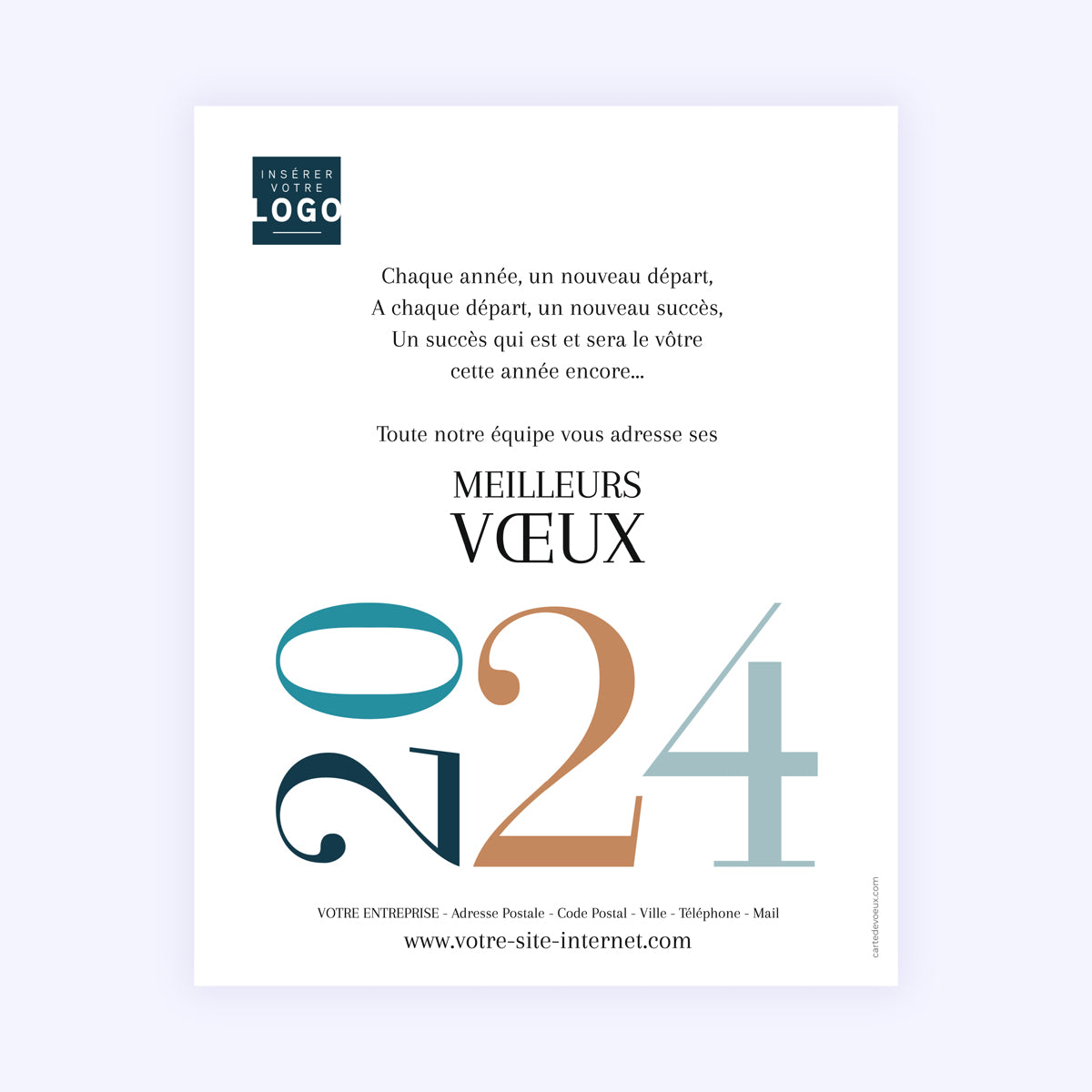 Serene Lakside | Vœux professionnels • Carte virtuelle photo N° 1