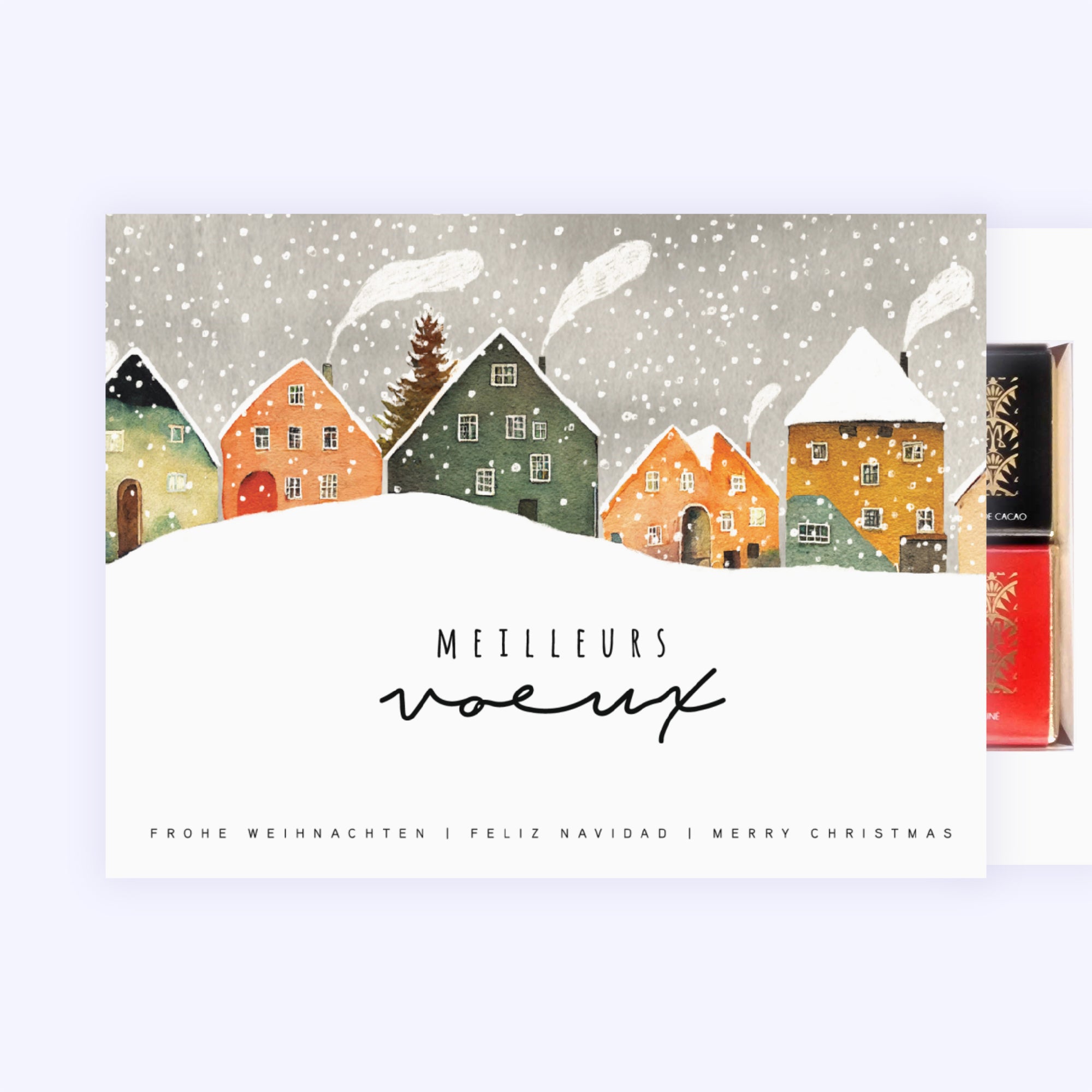 Let it Snow | Vœux professionnels • Carte chocolats • Chocolats photo N° 1