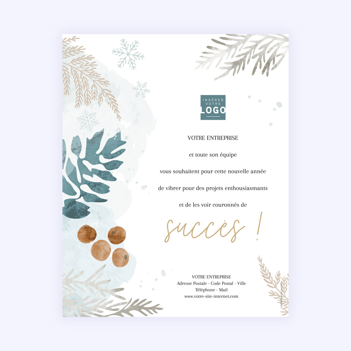 Cold Winter | Vœux professionnels • Carte virtuelle photo N° 1