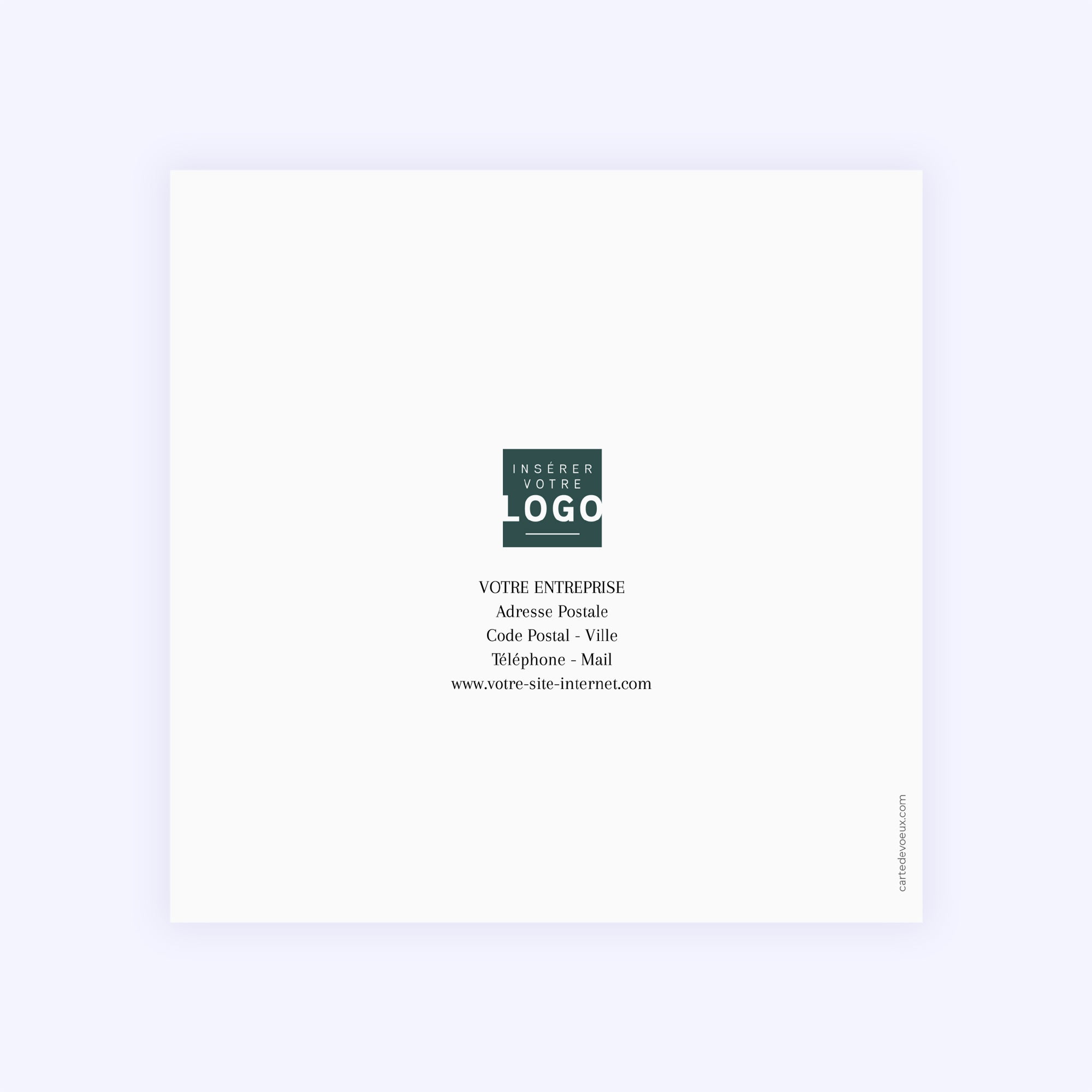 Eclats dorés | Vœux professionnels • Carte premium photo N° 3