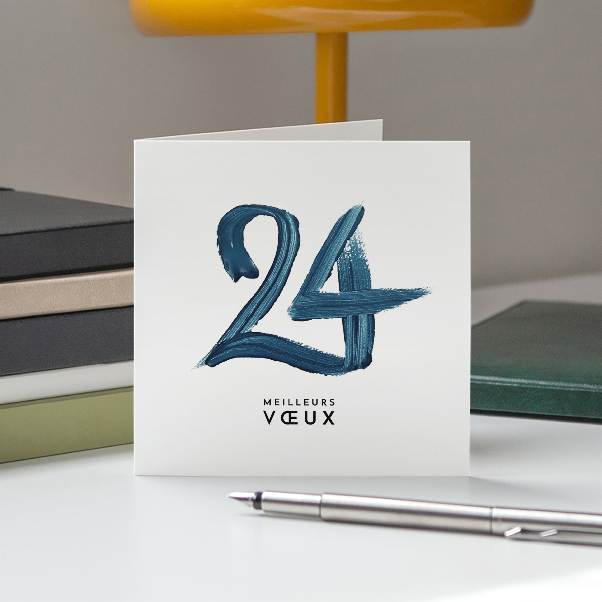 Gouache | Vœux professionnels • Carte de voeux photo N° 5