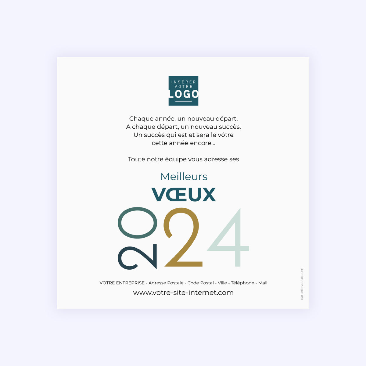 Mosaique | Vœux professionnels • Carte de voeux photo N° 2