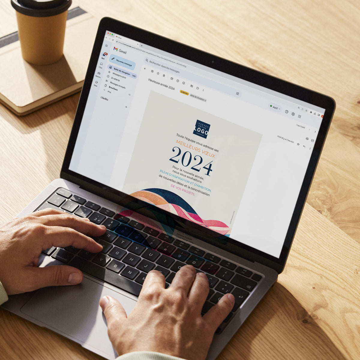 Soie Colorée | Vœux professionnels • Carte virtuelle photo N° 3