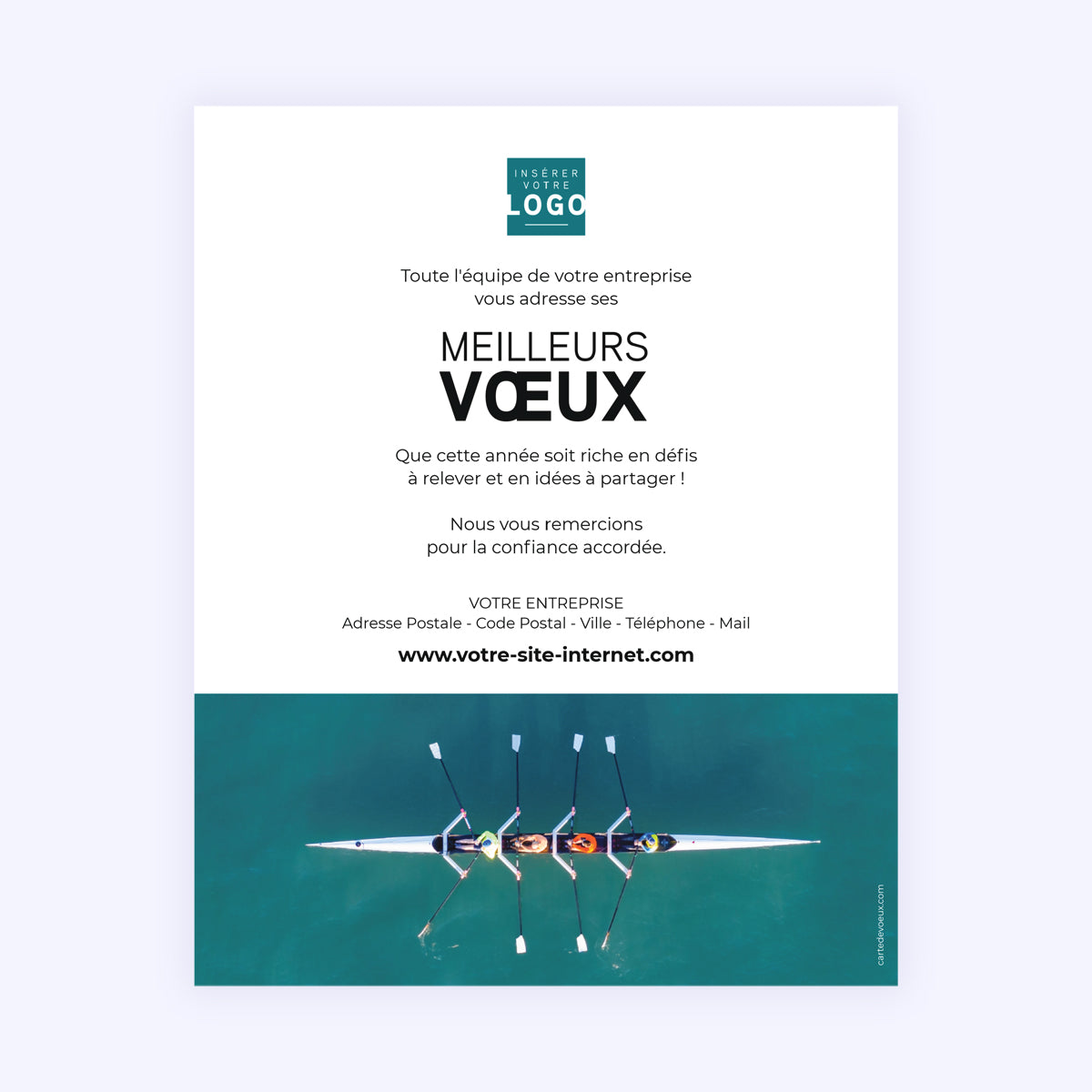 Succès d'Equipe | Vœux professionnels • Carte virtuelle photo N° 1