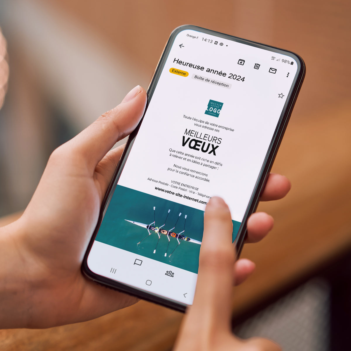Succès d'Equipe | Vœux professionnels • Carte virtuelle photo N° 2