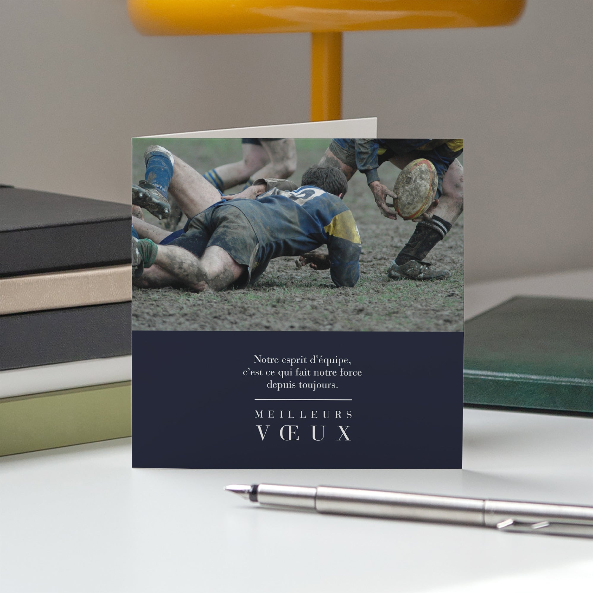 Rugby | Vœux professionnels • Carte de voeux photo N° 5