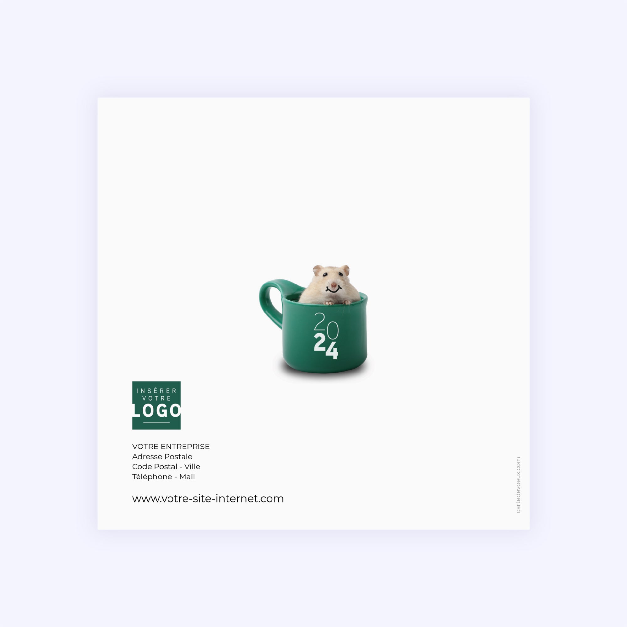 Mouse | Vœux professionnels • Carte de voeux photo N° 3
