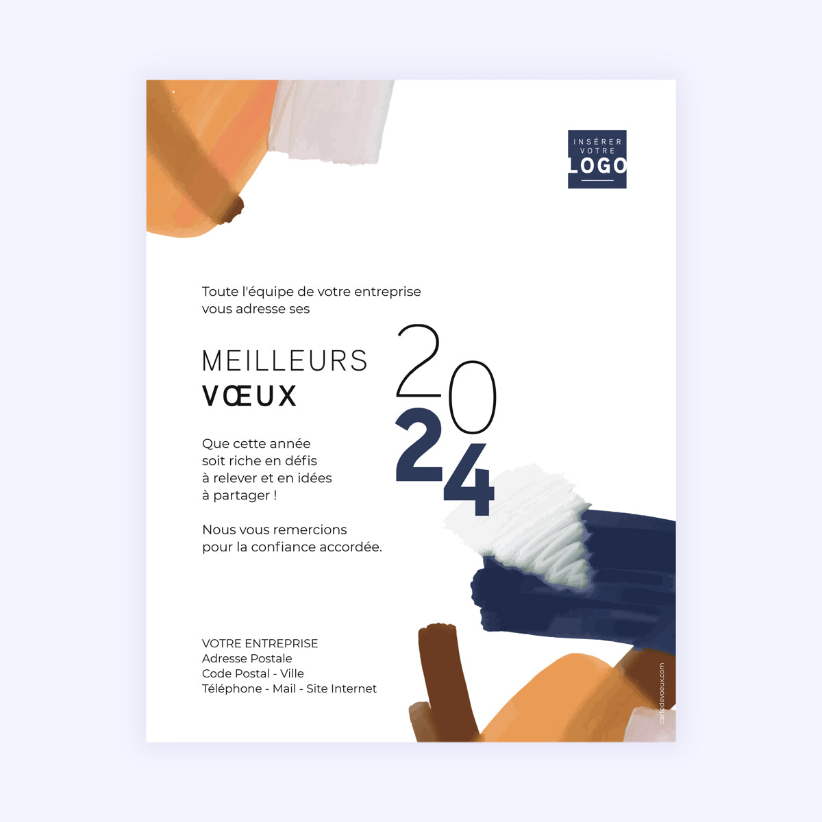 Chroma | Vœux professionnels • Carte virtuelle photo N° 1