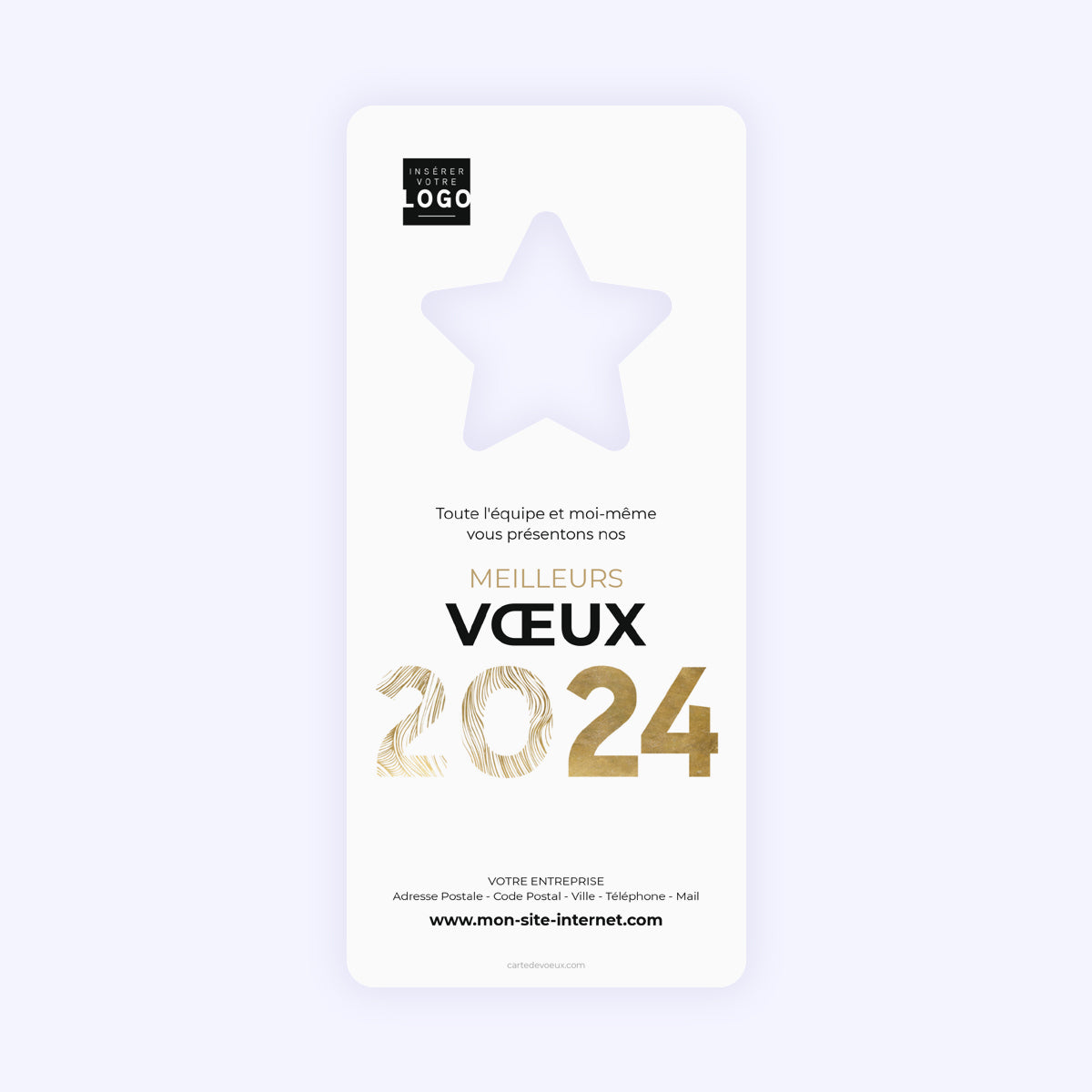 Cheveux d'Ange | Vœux professionnels • Carte de voeux photo N° 2