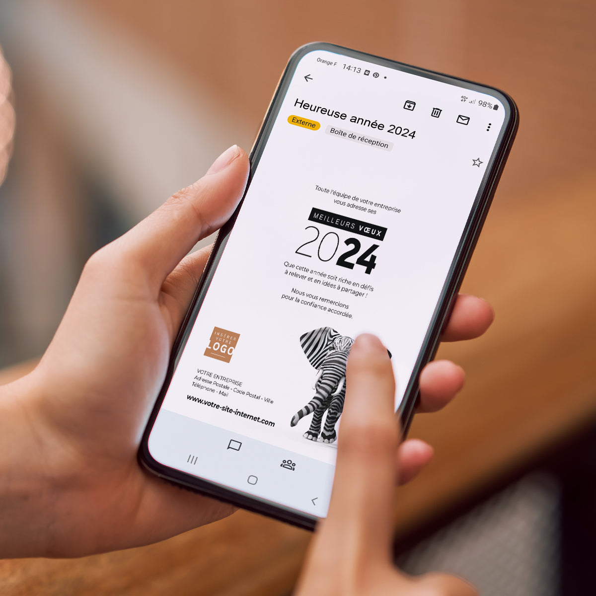 L'Audace | Vœux professionnels • Carte virtuelle photo N° 2