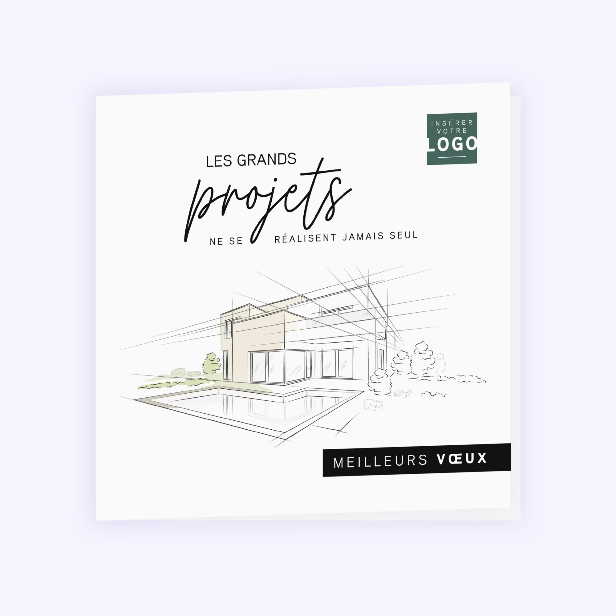 Grands Projets | Vœux professionnels • Carte de voeux photo N° 1